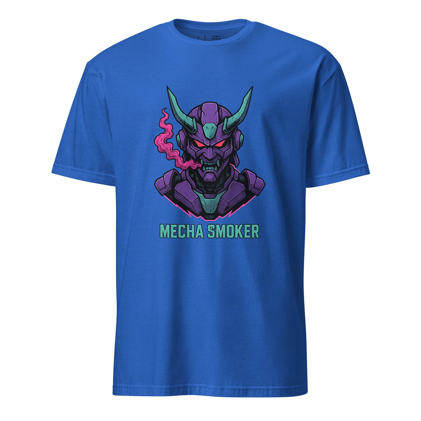 Mecha - Humanoid Mech - Short-Sleeve Unisex T-Shirt - Graphic Tee - Royal Blue - Front