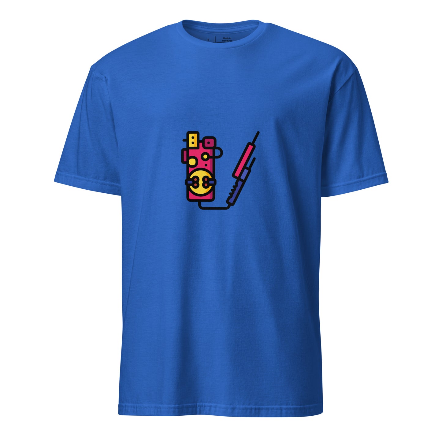 Proton Unit 2 - Futuristic Sci-Fi Gadget - Short-Sleeve Unisex T-Shirt - Graphic Tee - Royal Blue - Front