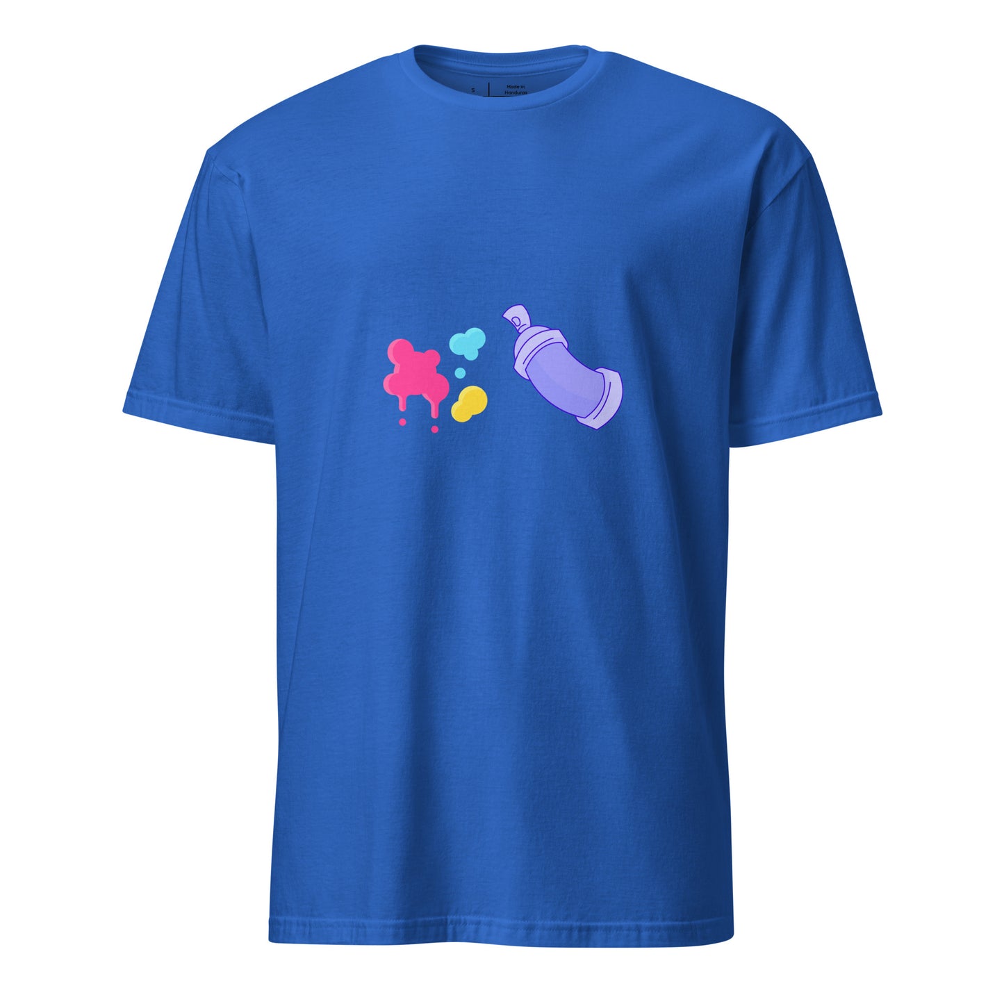 Spray Can - Global Graffiti Tribute - Short-Sleeve Unisex T-Shirt - Graphic Tee - Royal Blue - Front