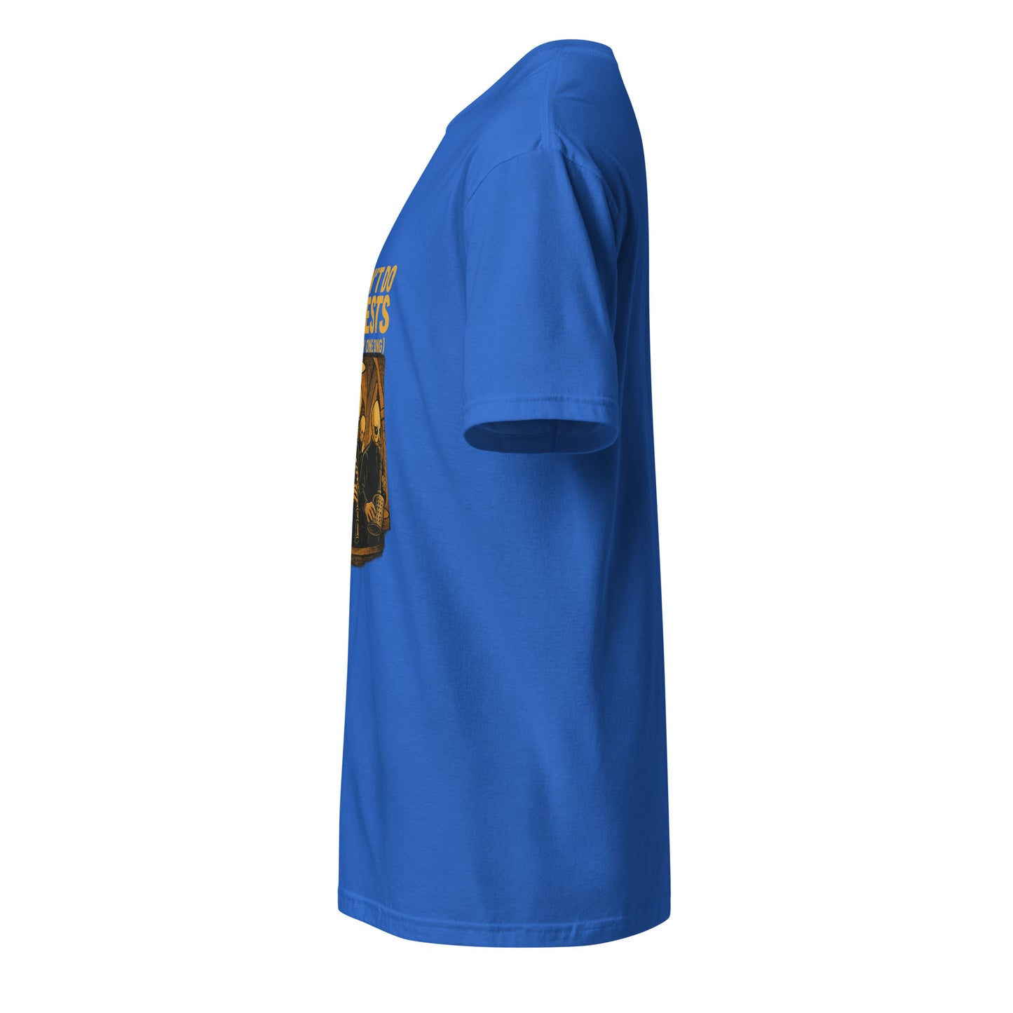 We Don't Do Requests - Cantina Band - Charcoal - Short-Sleeve Unisex T-Shirt - Graphic Tee - Royal Blue - Left side
