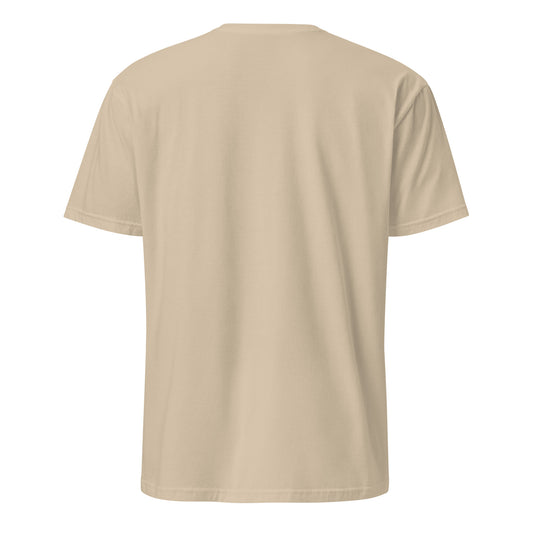 68 - Carefree Vibes - Short-Sleeve Unisex T-Shirt - Graphic Tee - Sand - Back