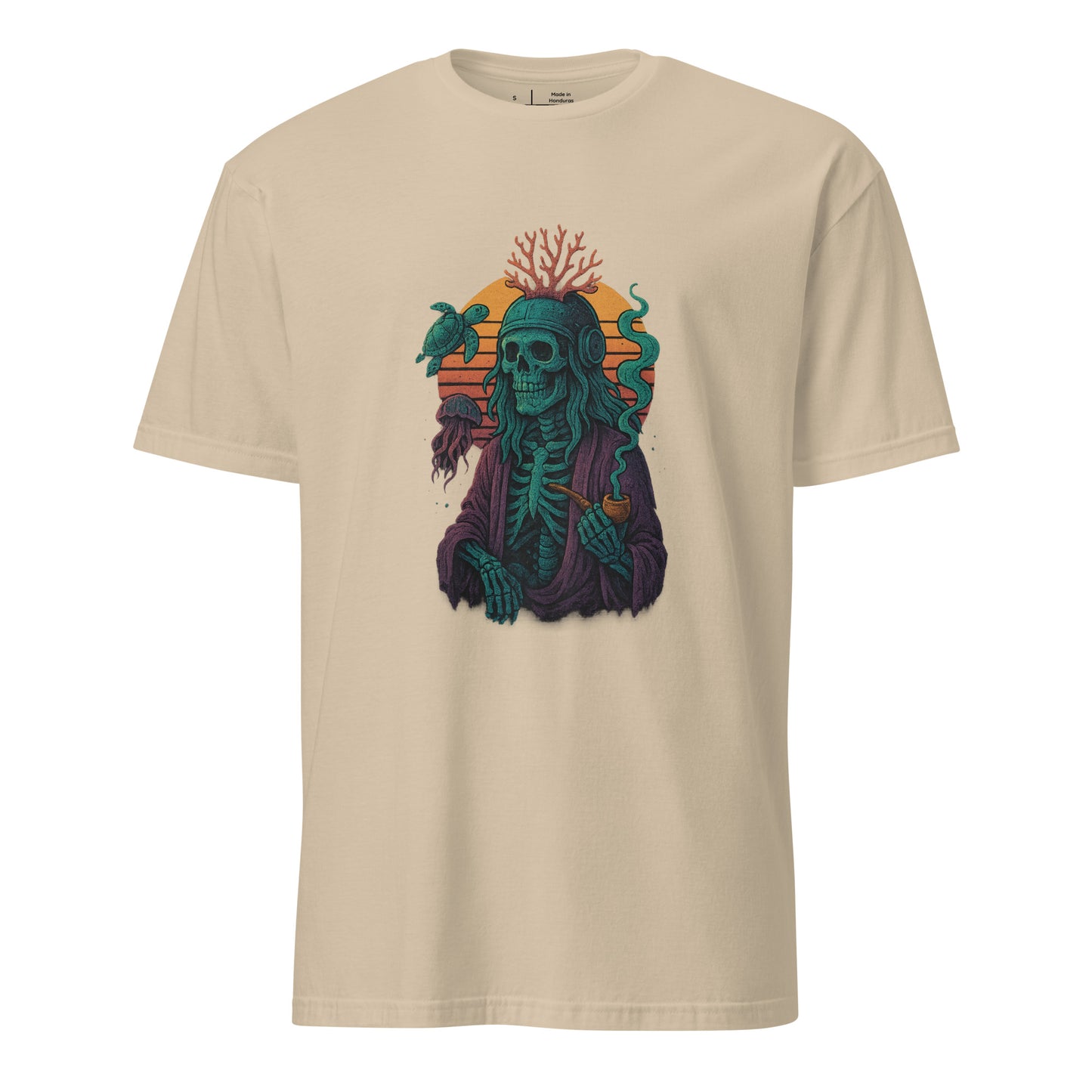 Peaceful Ancient - Timeless Calm - Short-Sleeve Unisex T-Shirt - Graphic Tee - Sand - Front