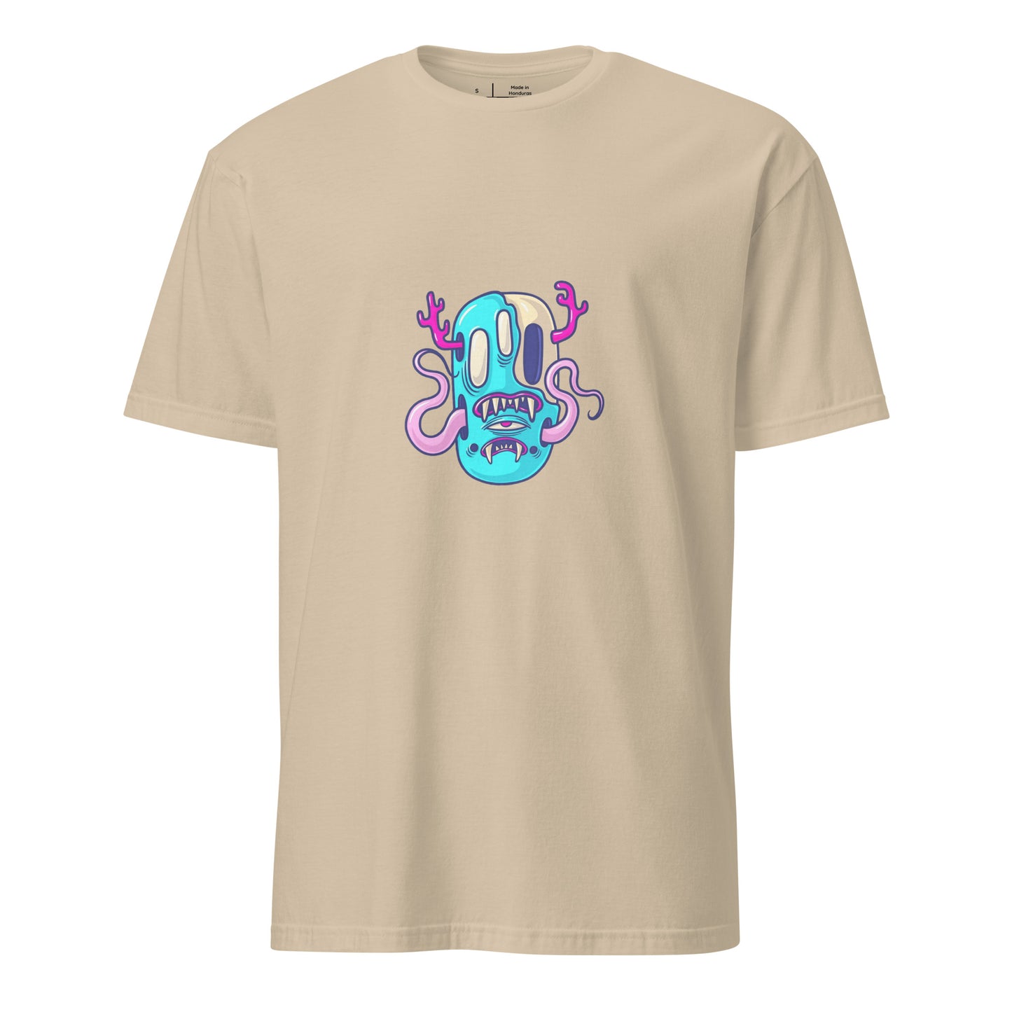 Monsta 4 - Monsta Collection - Short-Sleeve Unisex T-Shirt - Graphic Tee - Sand - Front