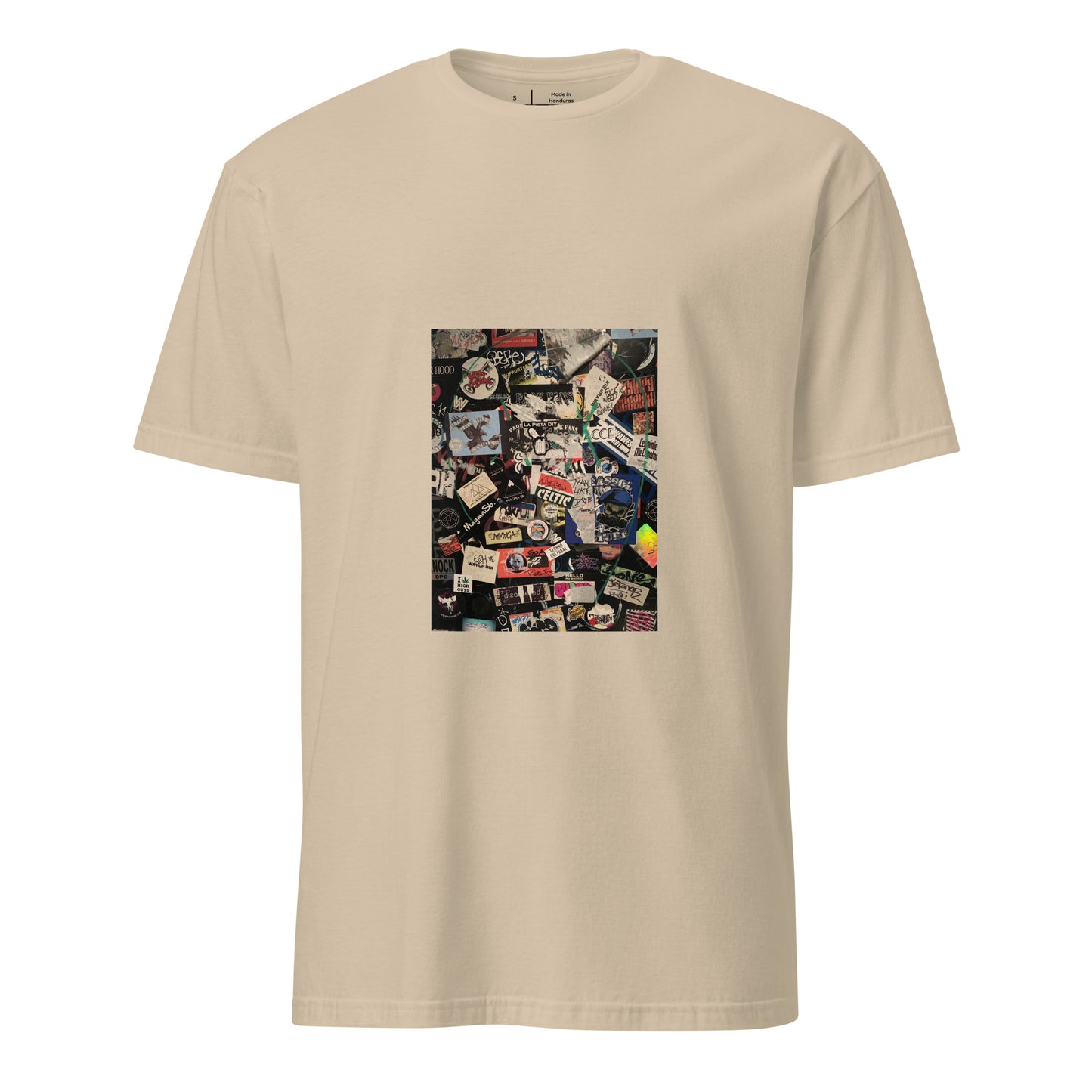 Graffiti - Street Art - Short-Sleeve Unisex T-Shirt - Graphic Tee - Sand - Front