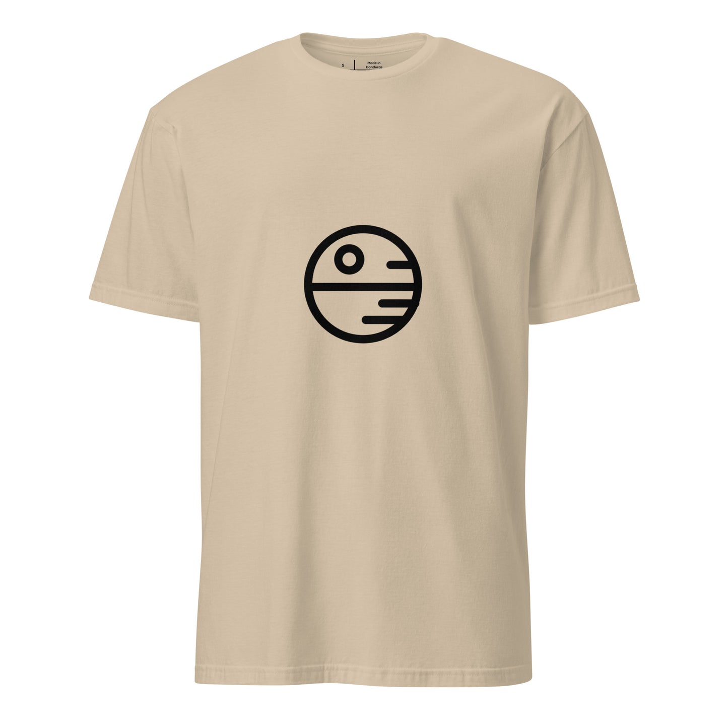 D-Star - "Galactic Station" - Short-Sleeve Unisex T-Shirt - Graphic Tee - Sand - Front