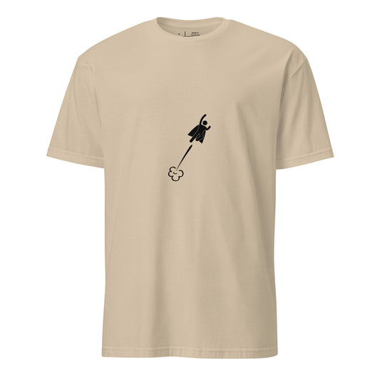 Duty Calls - Up, Up And Gone - Short-Sleeve Unisex T-Shirt - Graphic Tee - Sand - Front
