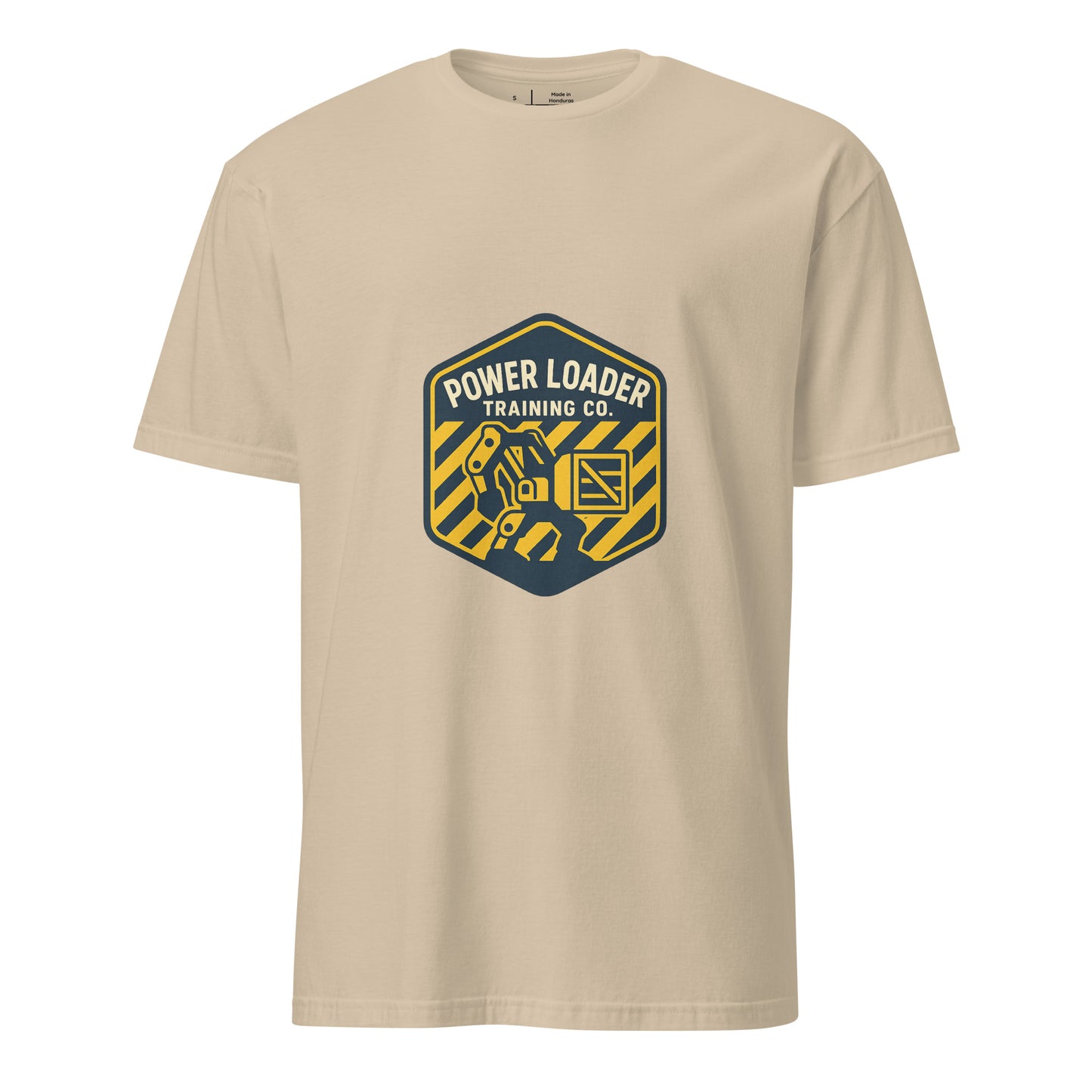 Power Loading.co - Sci-fi Nostalgia - Short-Sleeve Unisex T-Shirt - Graphic Tee - Sand - Front
