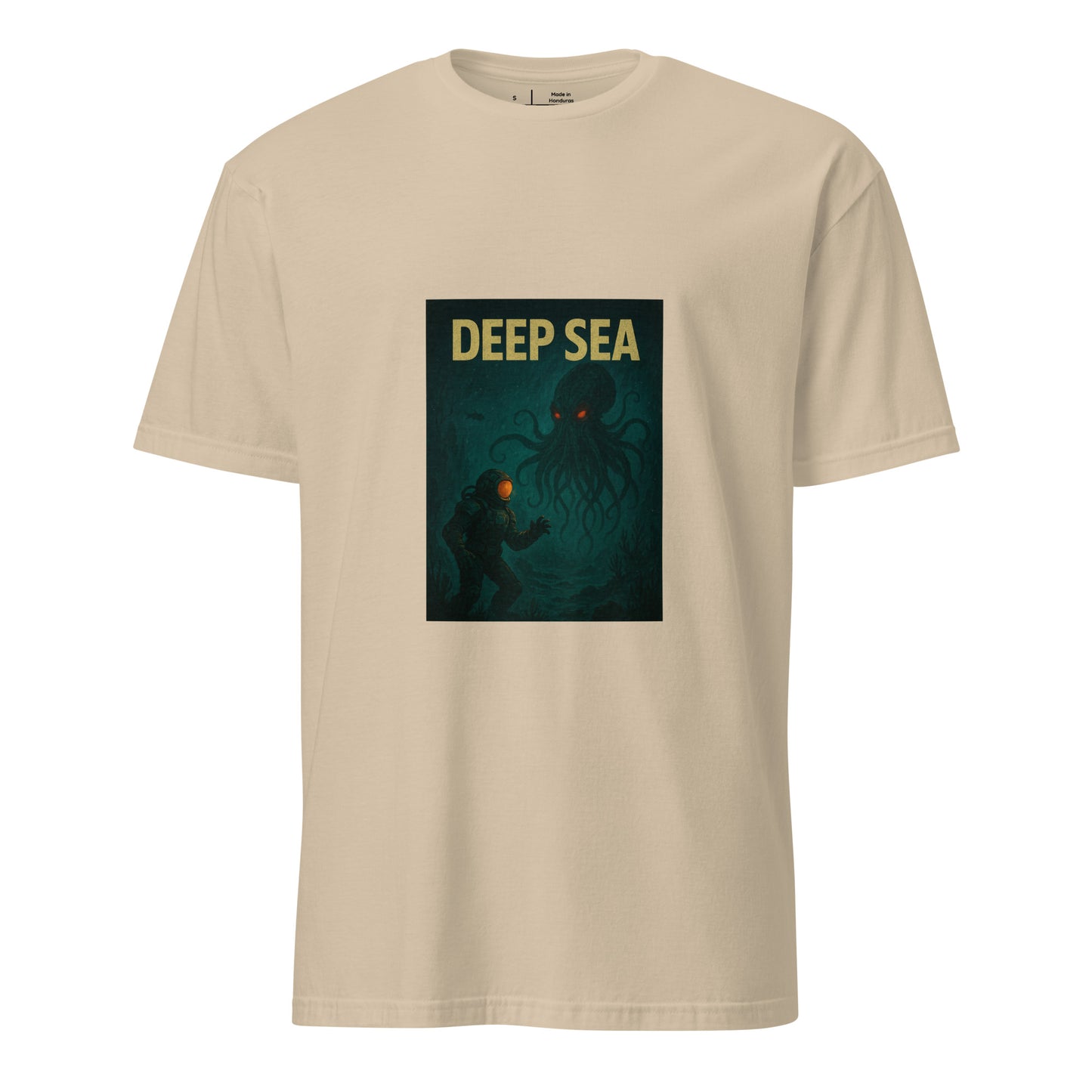 Deep Sea - Oceanic Mystery - Short-Sleeve Unisex T-Shirt - Graphic Tee - Sand - Front