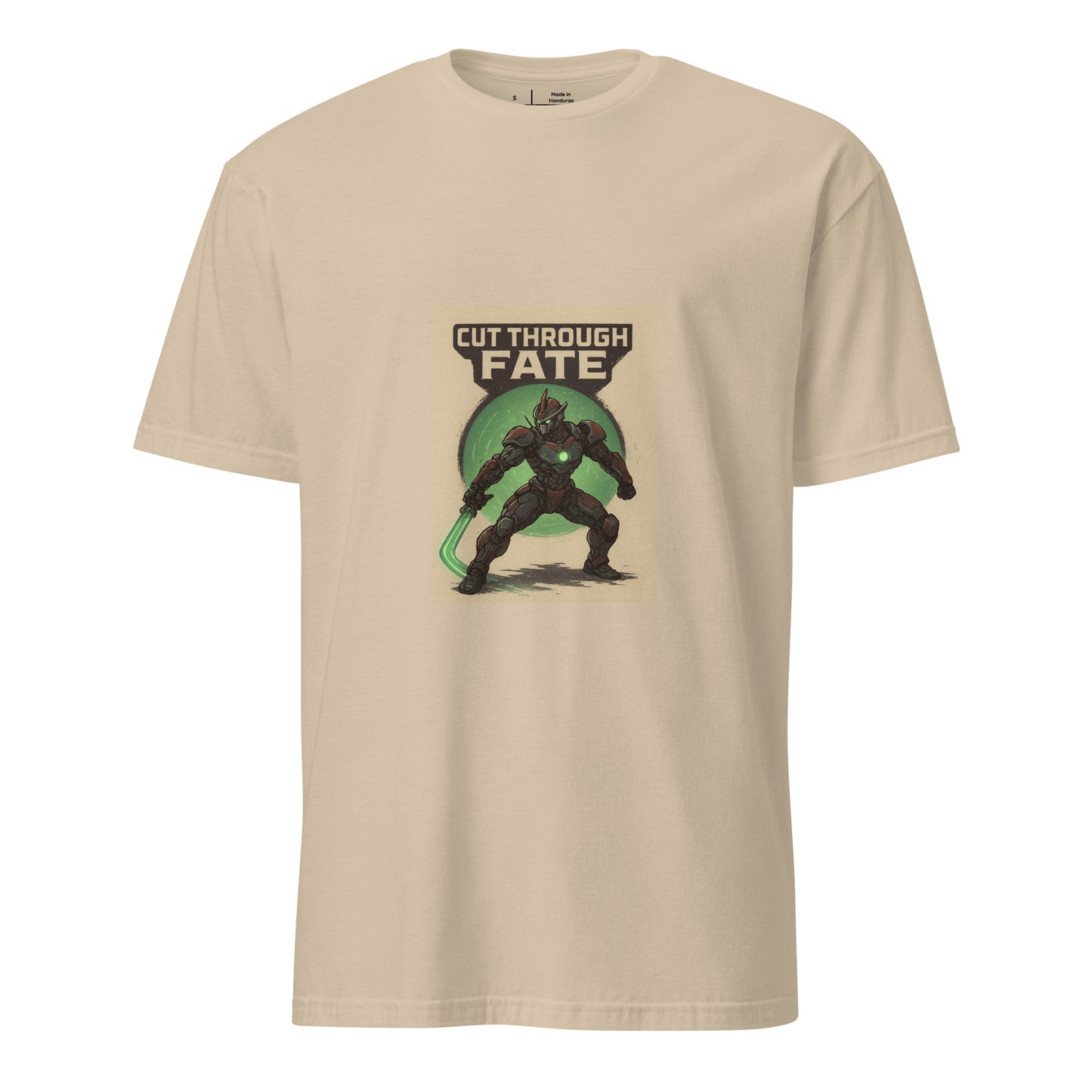 BioShock Ronin - Boosted Warrior - Short-Sleeve Unisex T-Shirt - Graphic Tee - Sand - Front