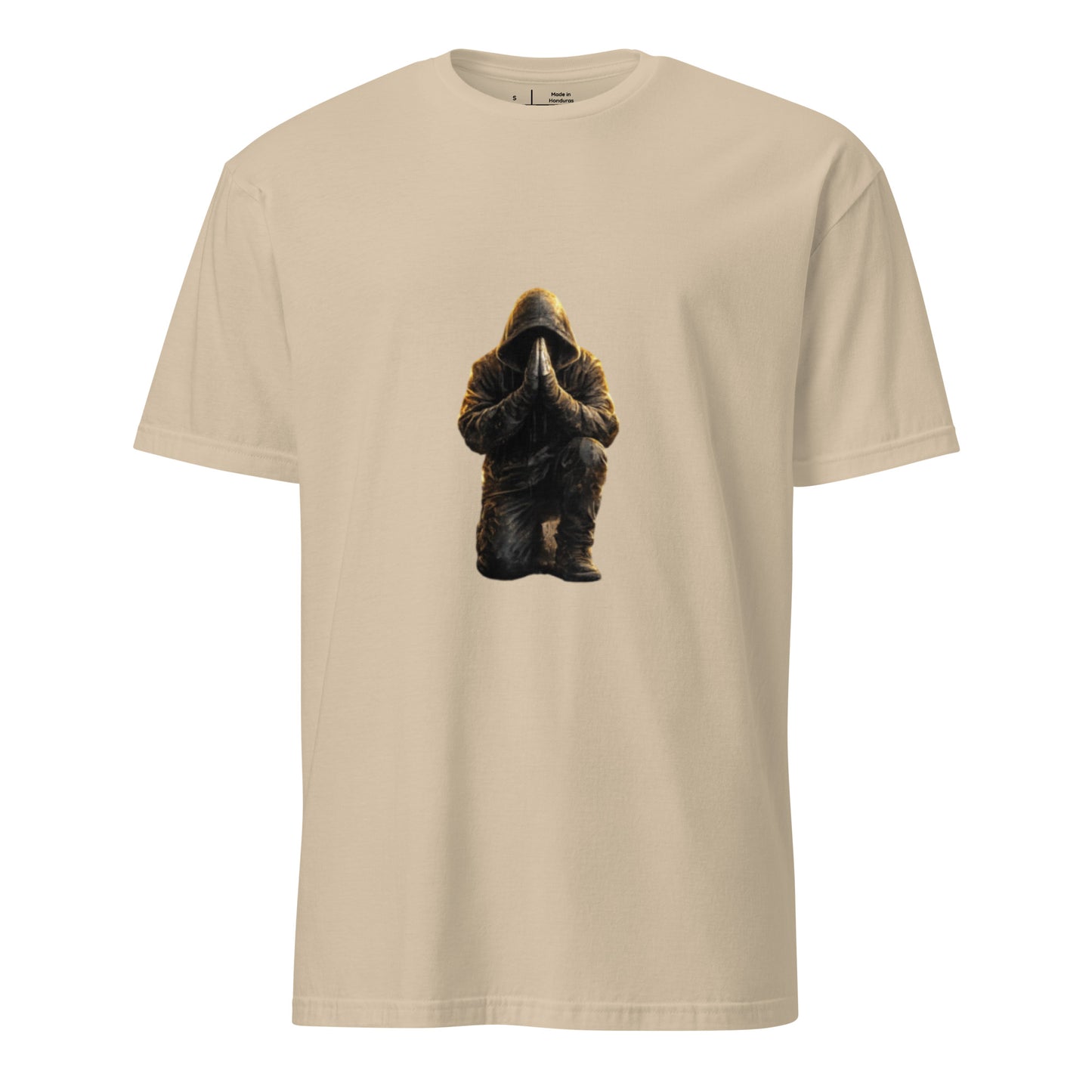 Saint of the Underground – Urban Faith - Short-Sleeve Unisex T-Shirt - Graphic Tee - Sand - Front