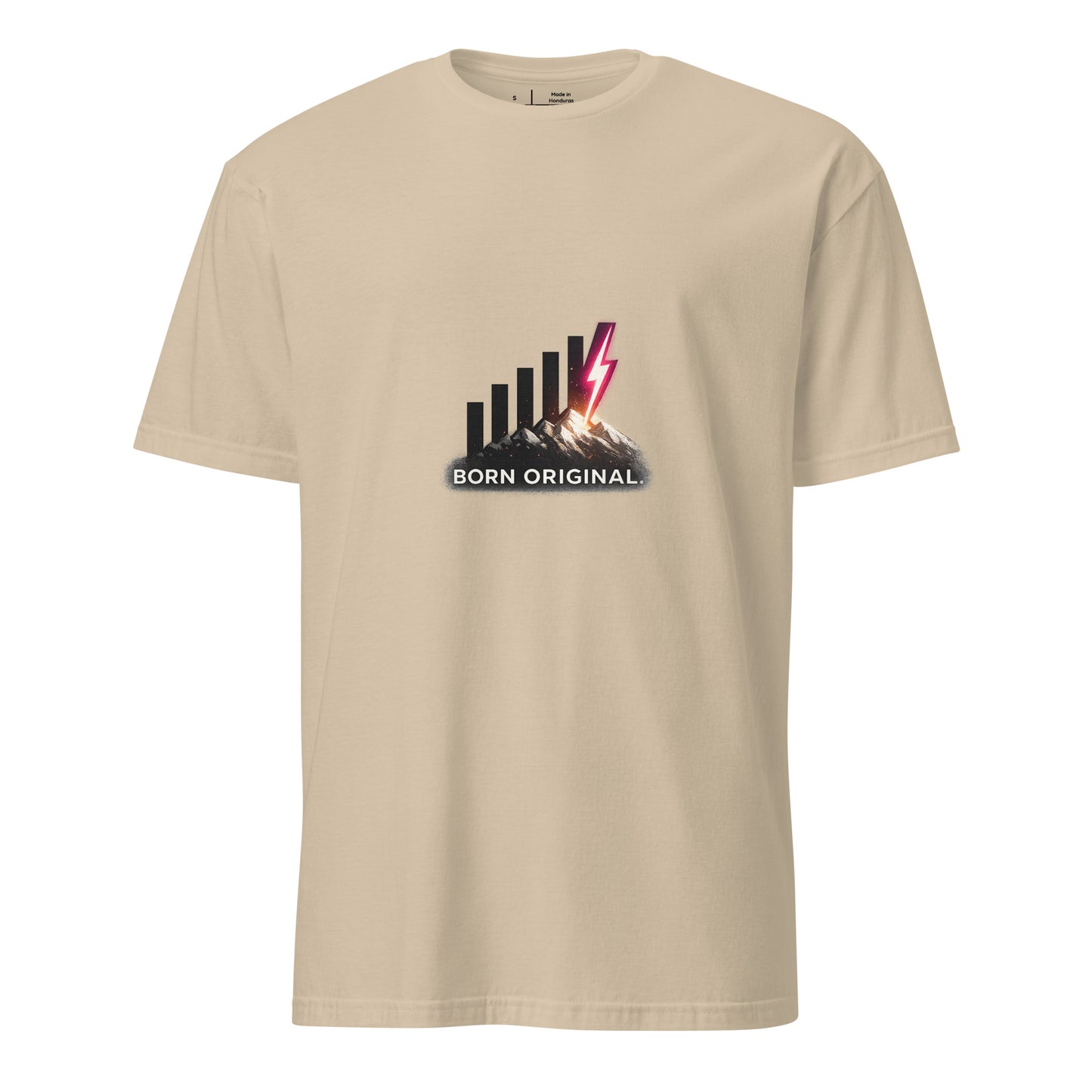 Born Original – Individuality - Short-Sleeve Unisex T-Shirt - Graphic Tee - Sand - Front