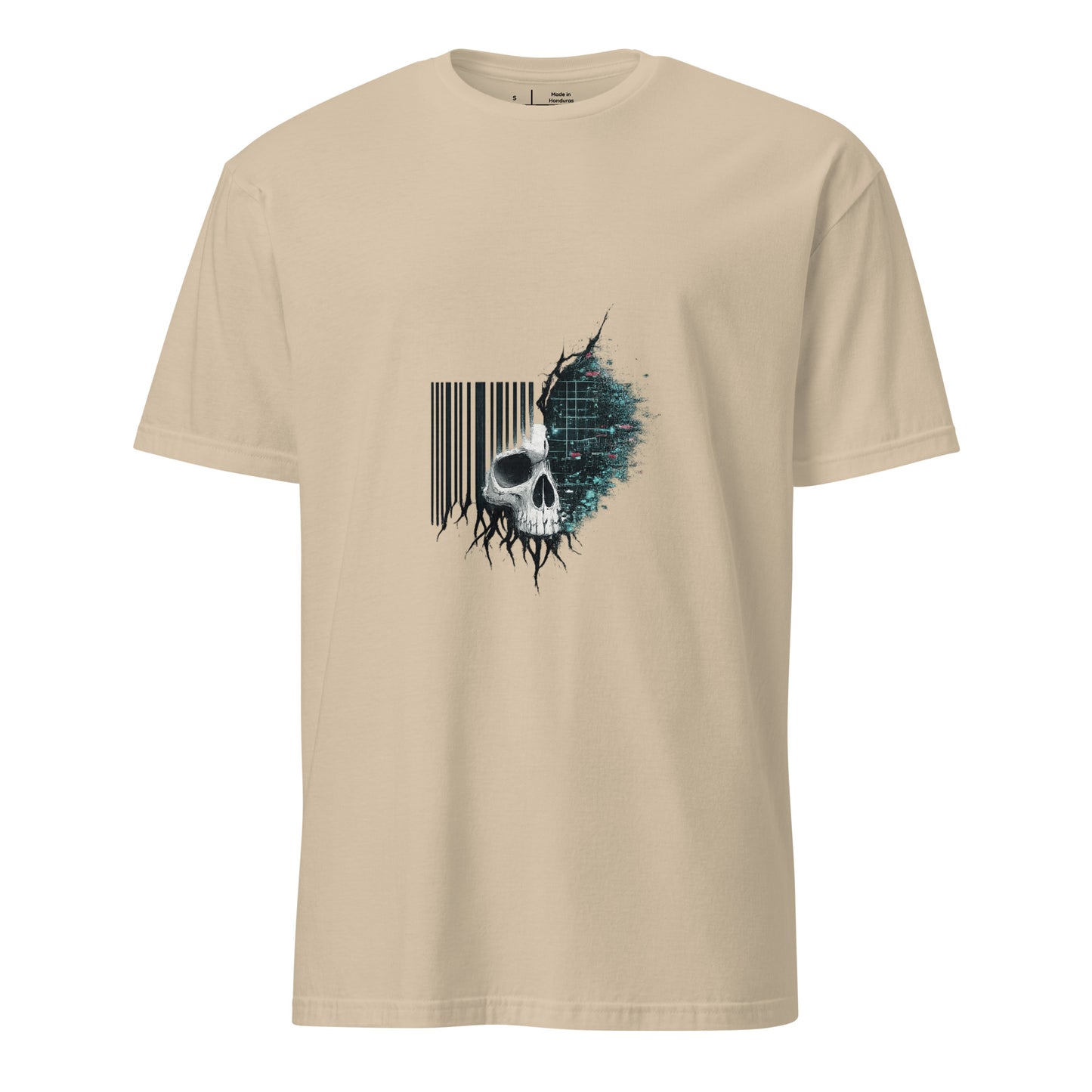 Unprogrammable – Individuality - Short-Sleeve Unisex T-Shirt - Graphic Tee - Sand - Front