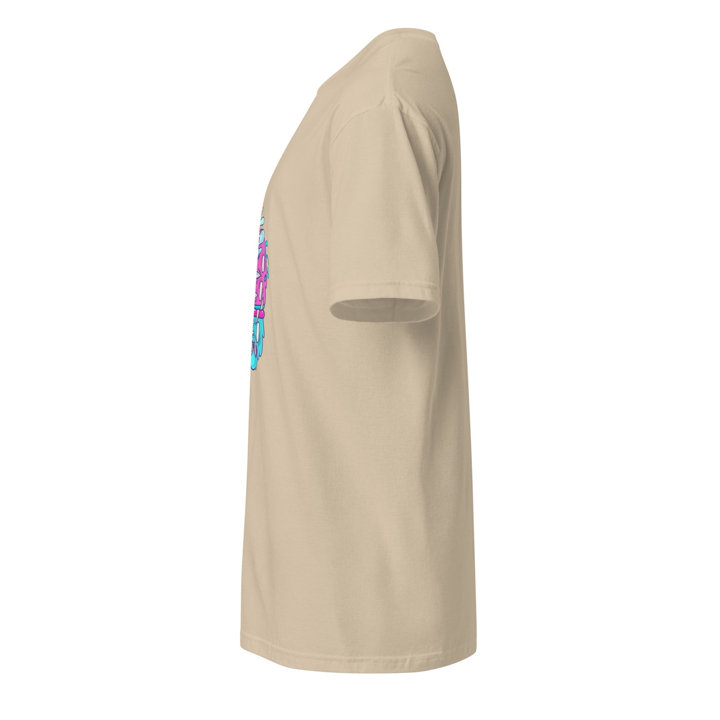 Monsta 6 - Monsta Collection - Short-Sleeve Unisex T-Shirt - Graphic Tee - Sand - Left side