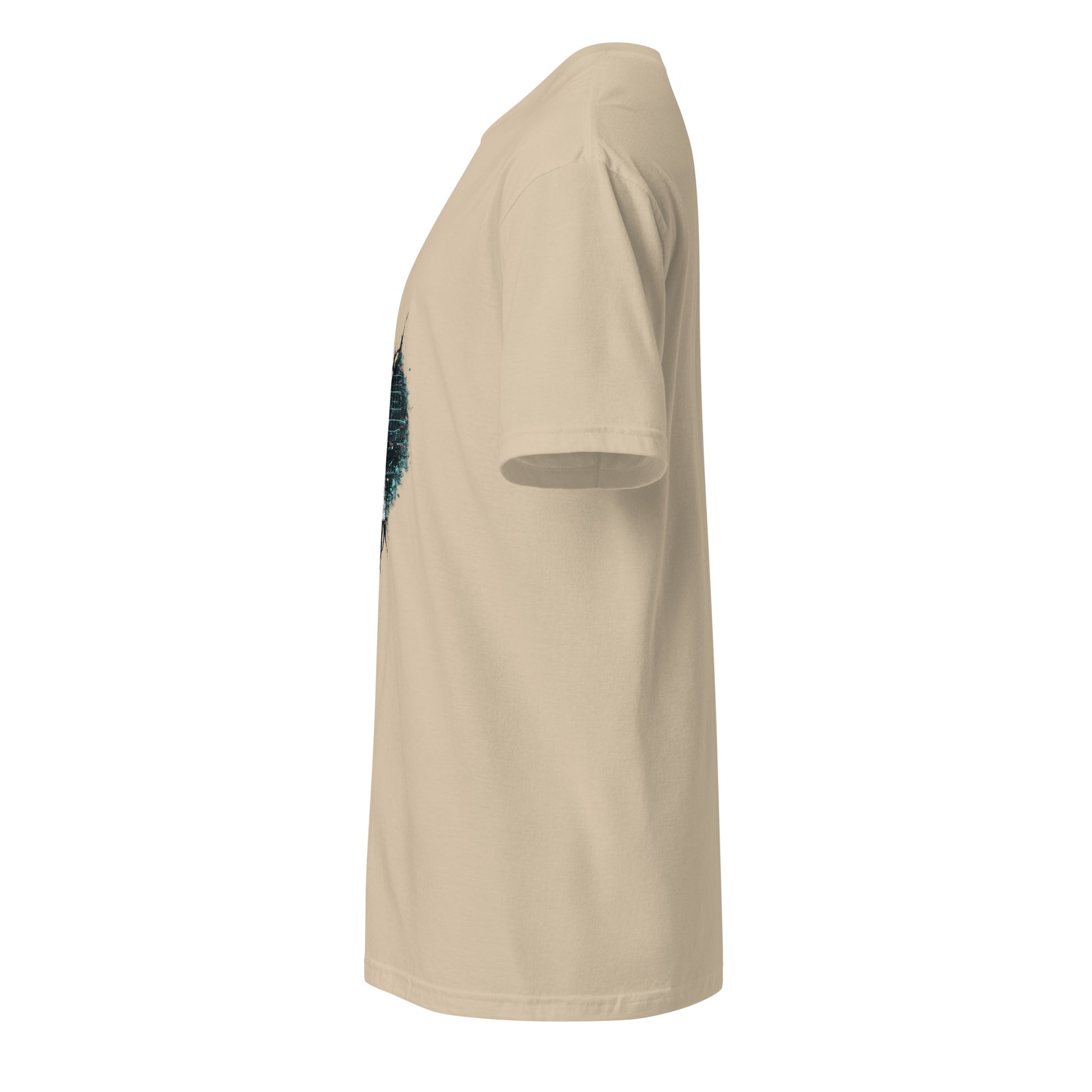 Unprogrammable – Individuality - Short-Sleeve Unisex T-Shirt - Graphic Tee - Sand - Left side