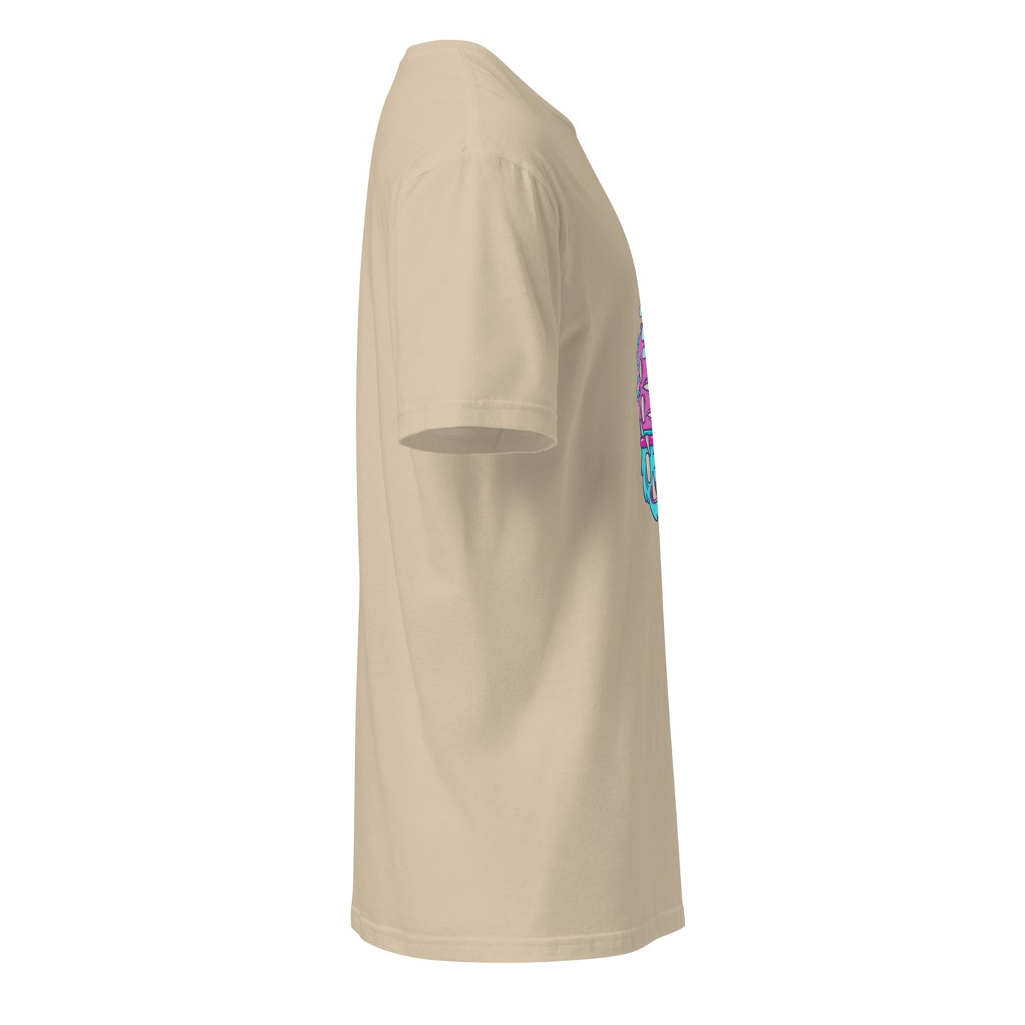 Monsta 6 - Monsta Collection - Short-Sleeve Unisex T-Shirt - Graphic Tee - Sand - Right side