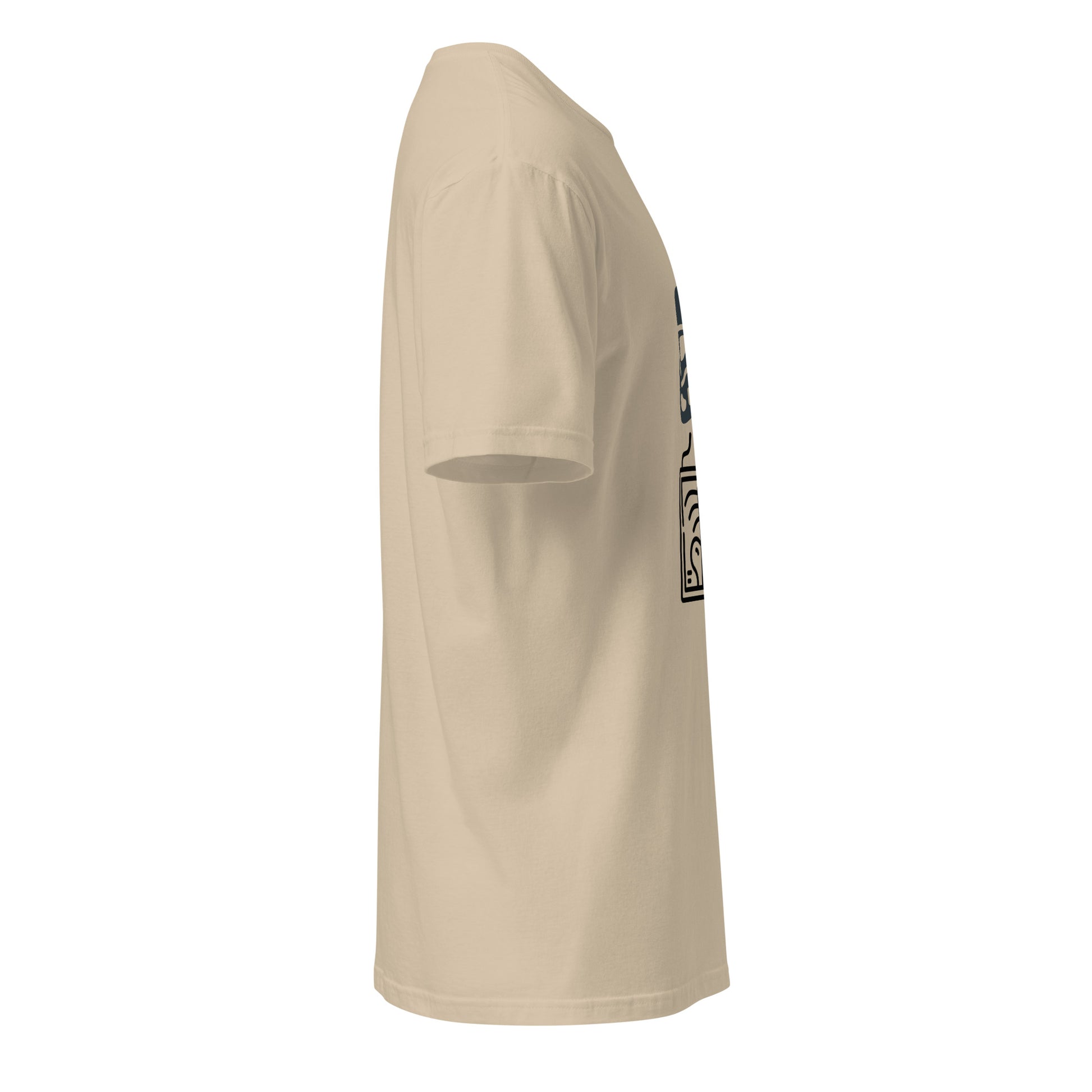 Trooper X - Behind The Armor - Short-Sleeve Unisex T-Shirt - Graphic Tee - Sand - Right side