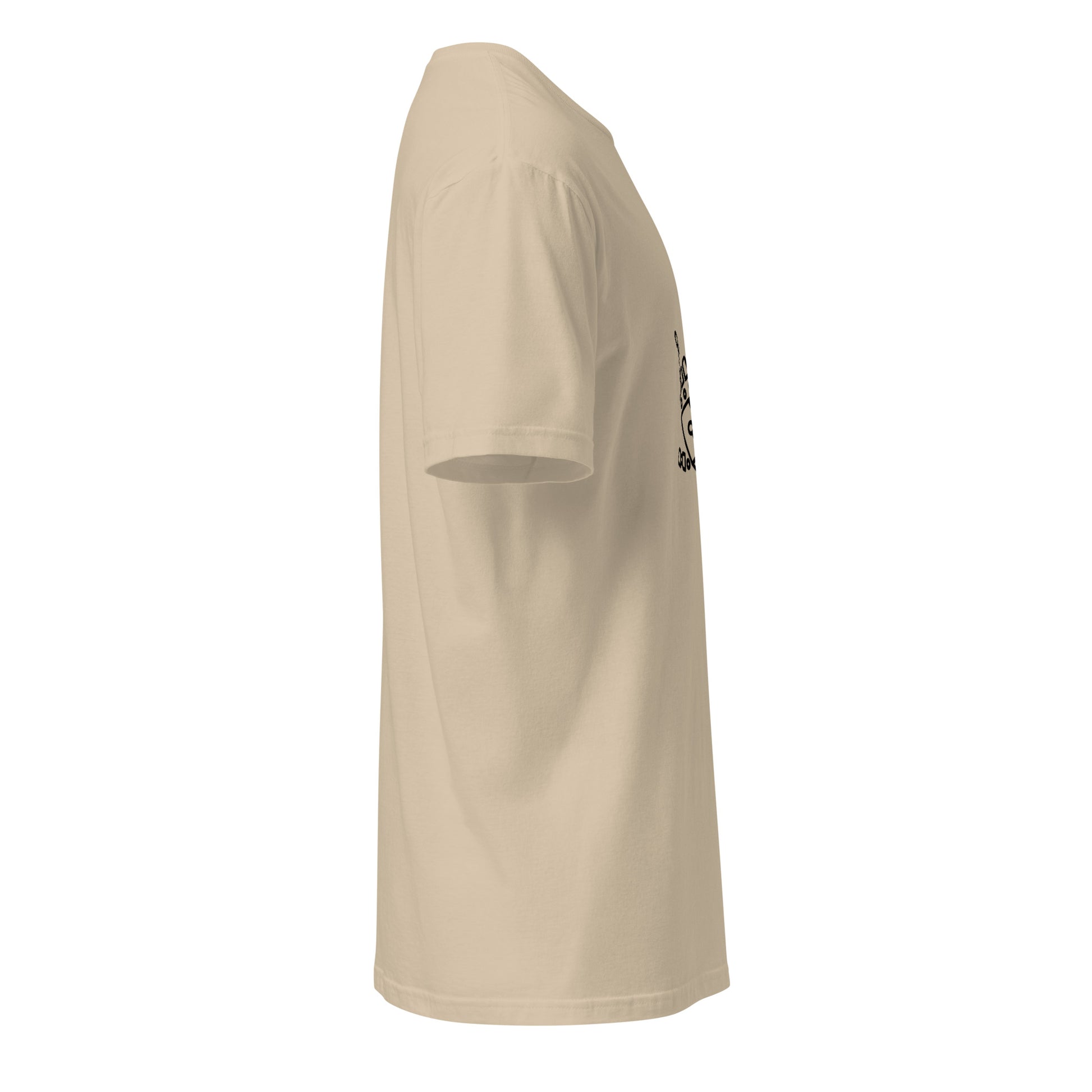 The Hand Of Bot - Digital Gesture - Short-Sleeve Unisex T-Shirt - Graphic Tee - Sand - Right side