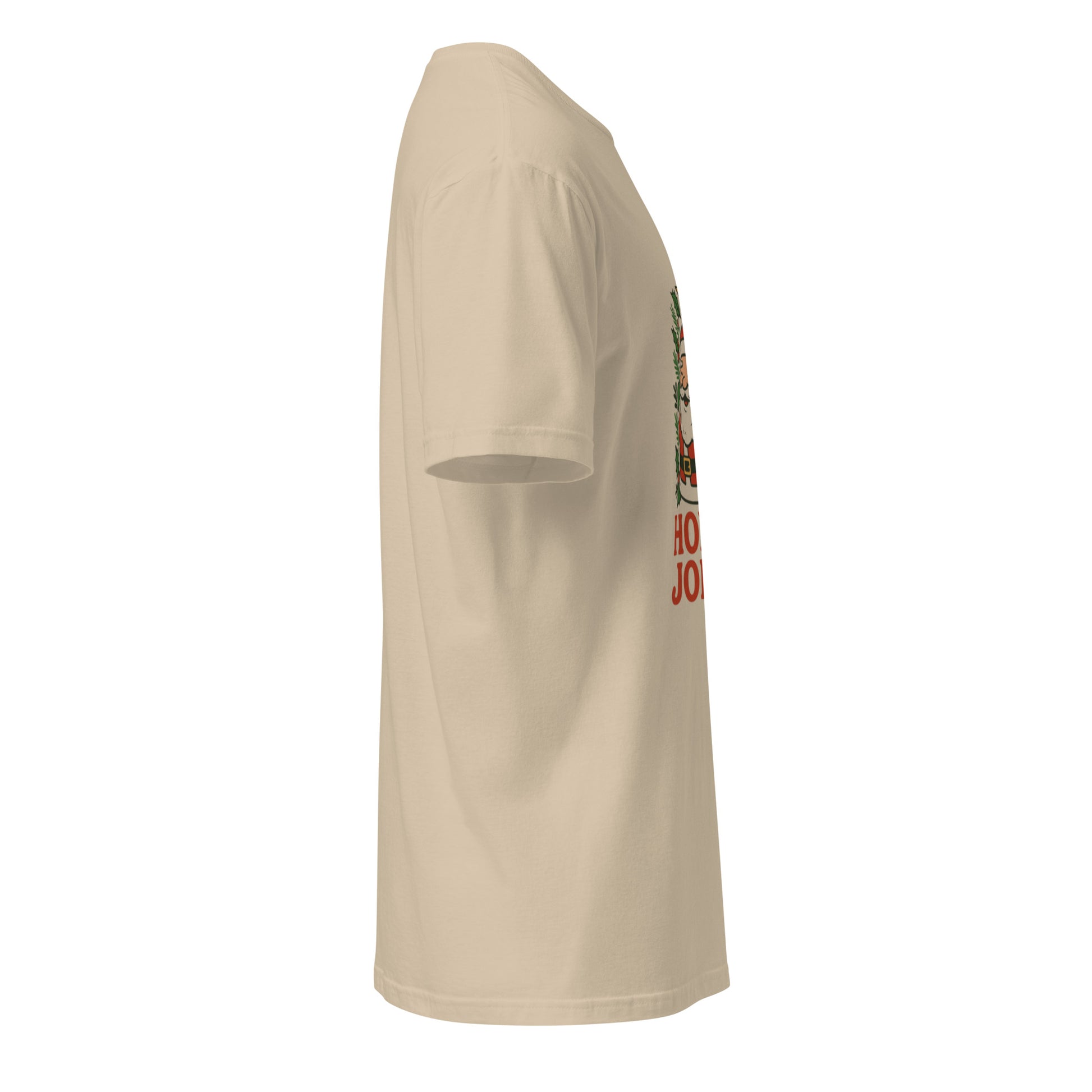 Holly Jolly - Timeless Cheer - Short-Sleeve Unisex T-Shirt - Graphic Tee - Sand - Right side