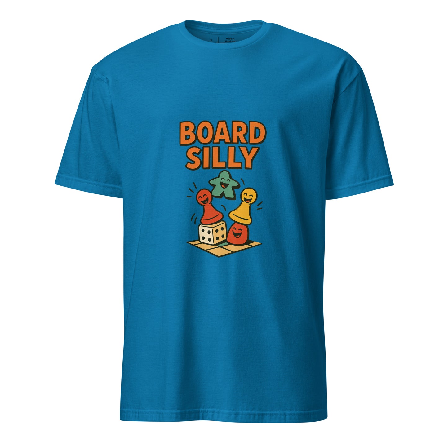 Board Silly – Ultimate Board Game - Short-Sleeve Unisex T-Shirt - Graphic Tee - Sapphire - Front