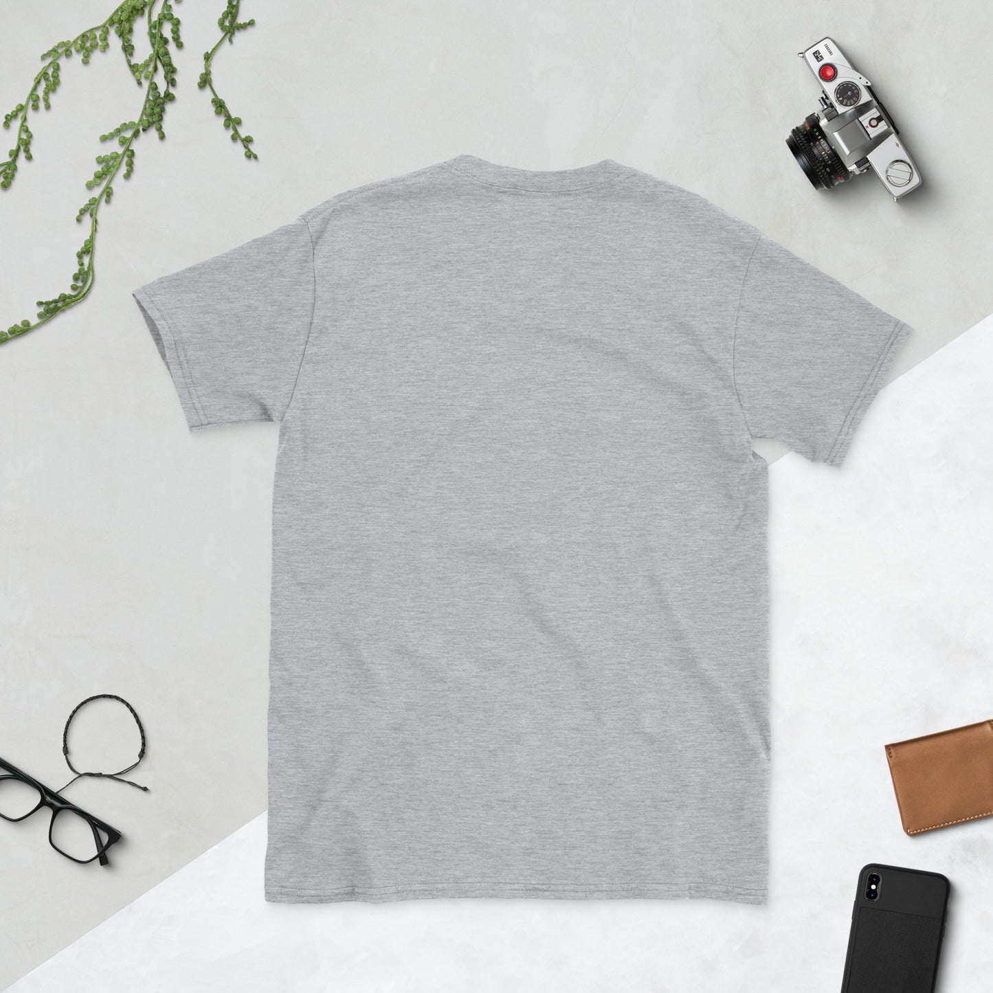 I Am Just An Extra - Cinematic Vibes - Short-Sleeve Unisex T-Shirt - Graphic Tee - Sport Grey - Back
