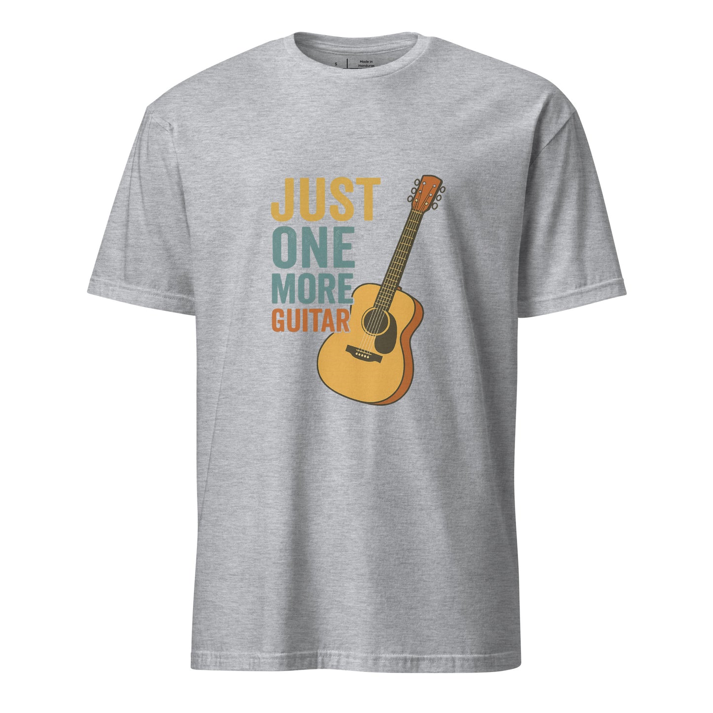 One More - Guitarist - Short-Sleeve Unisex T-Shirt - Graphic Tee - Sport Grey - Front