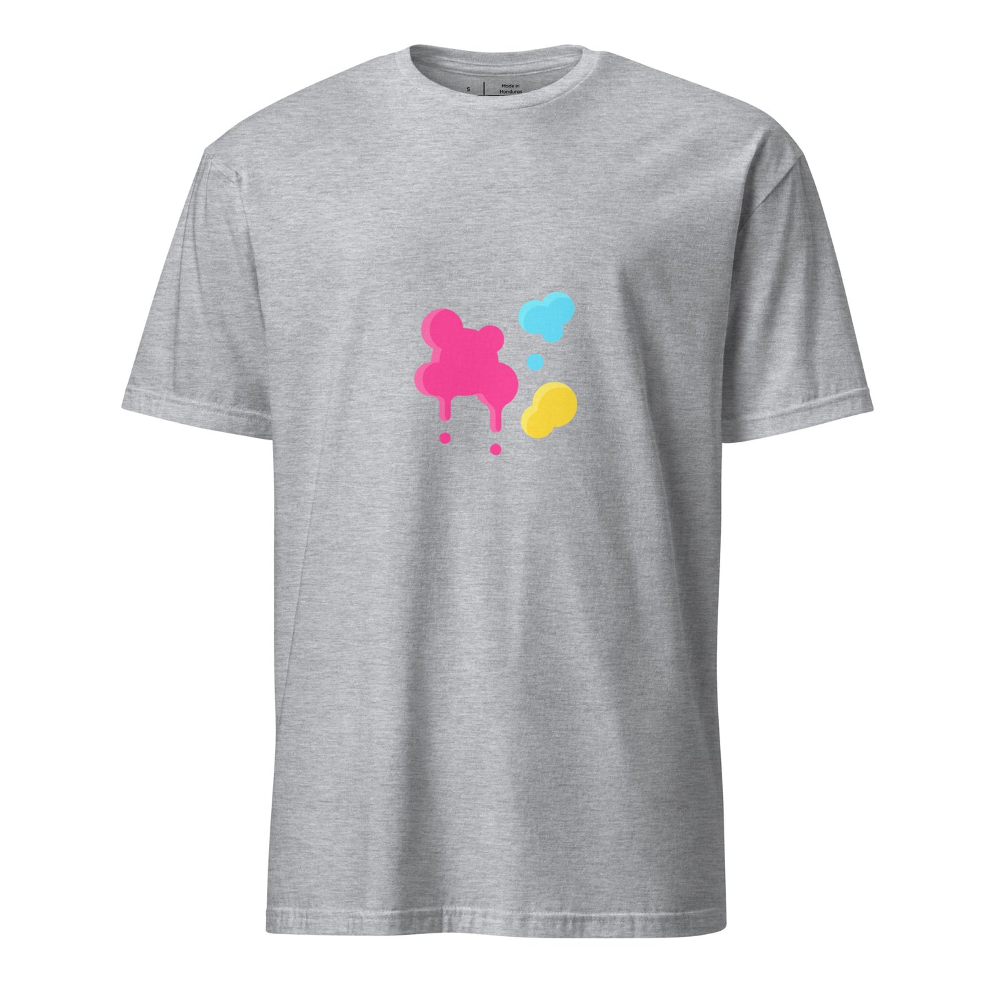 Splat - Urban Paint Splash - Short-Sleeve Unisex T-Shirt - Graphic Tee - Sport Grey - Front