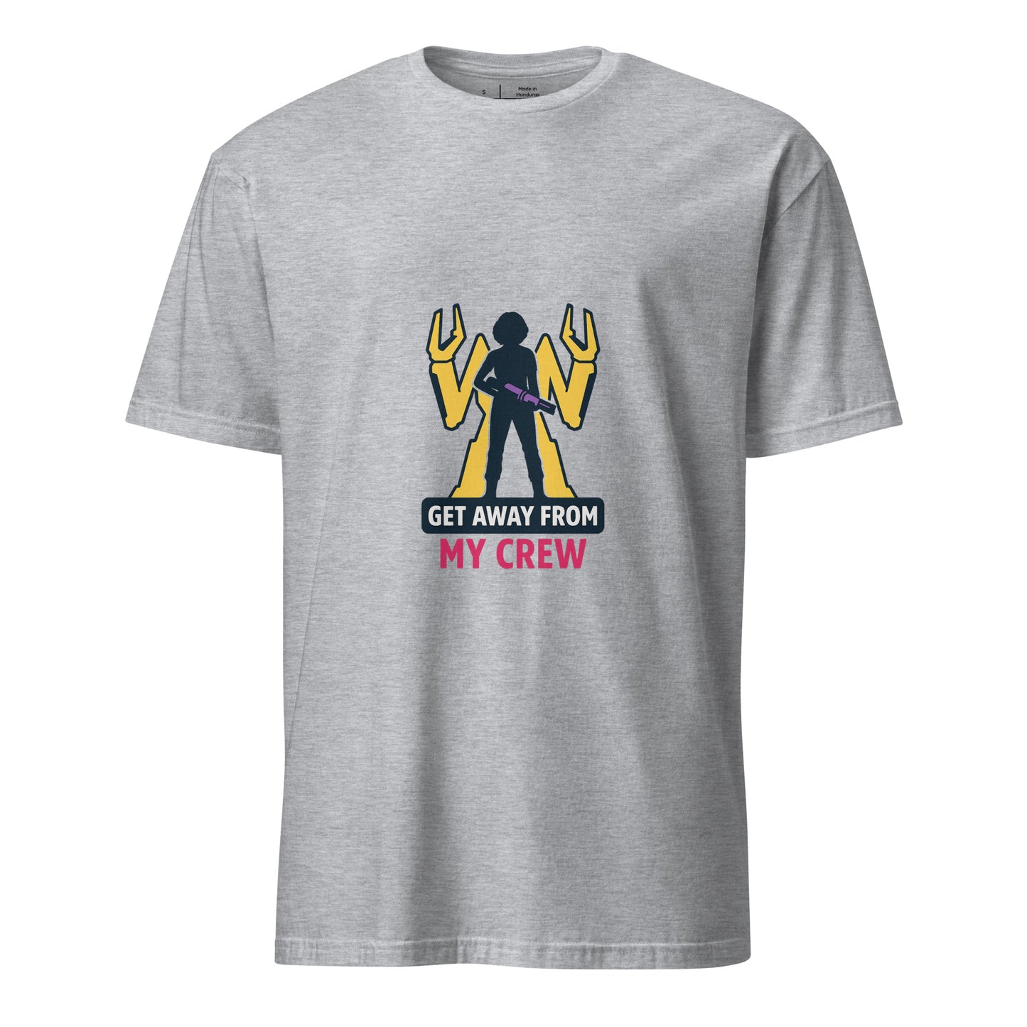 Get Away From My Crew — Ripley’s Fierce Protector - Short-Sleeve Unisex T-Shirt - Graphic Tee - Sport Grey - Front
