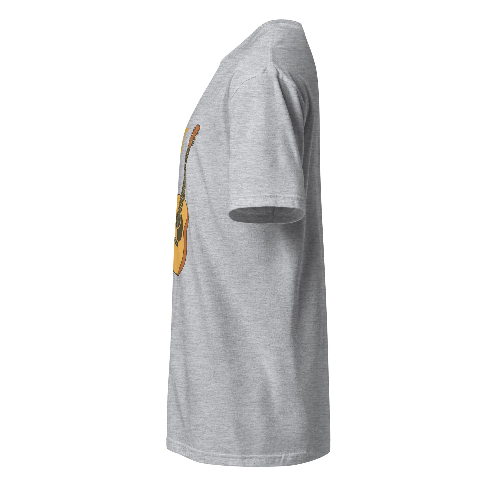 One More - Guitarist - Short-Sleeve Unisex T-Shirt - Graphic Tee - Sport Grey - Left side