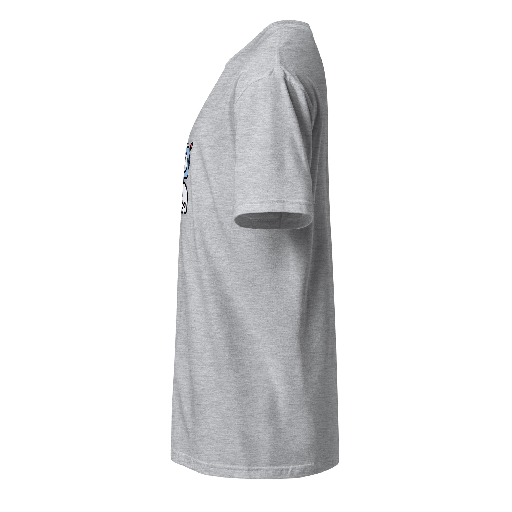A.I - Retro AI Bot - Short-Sleeve Unisex T-Shirt - Graphic Tee - Sport Grey - Left side