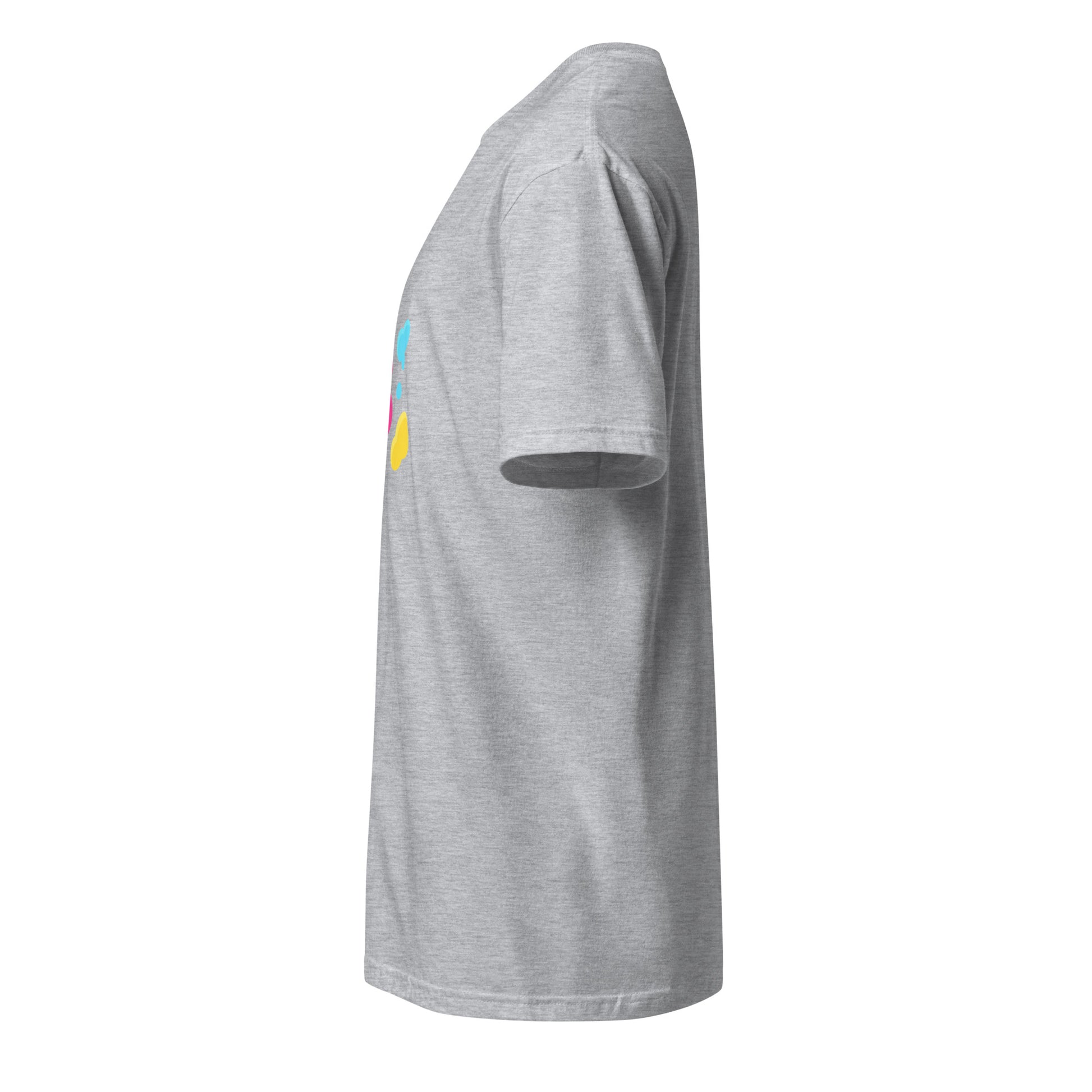 Splat - Urban Paint Splash - Short-Sleeve Unisex T-Shirt - Graphic Tee - Sport Grey - Left side