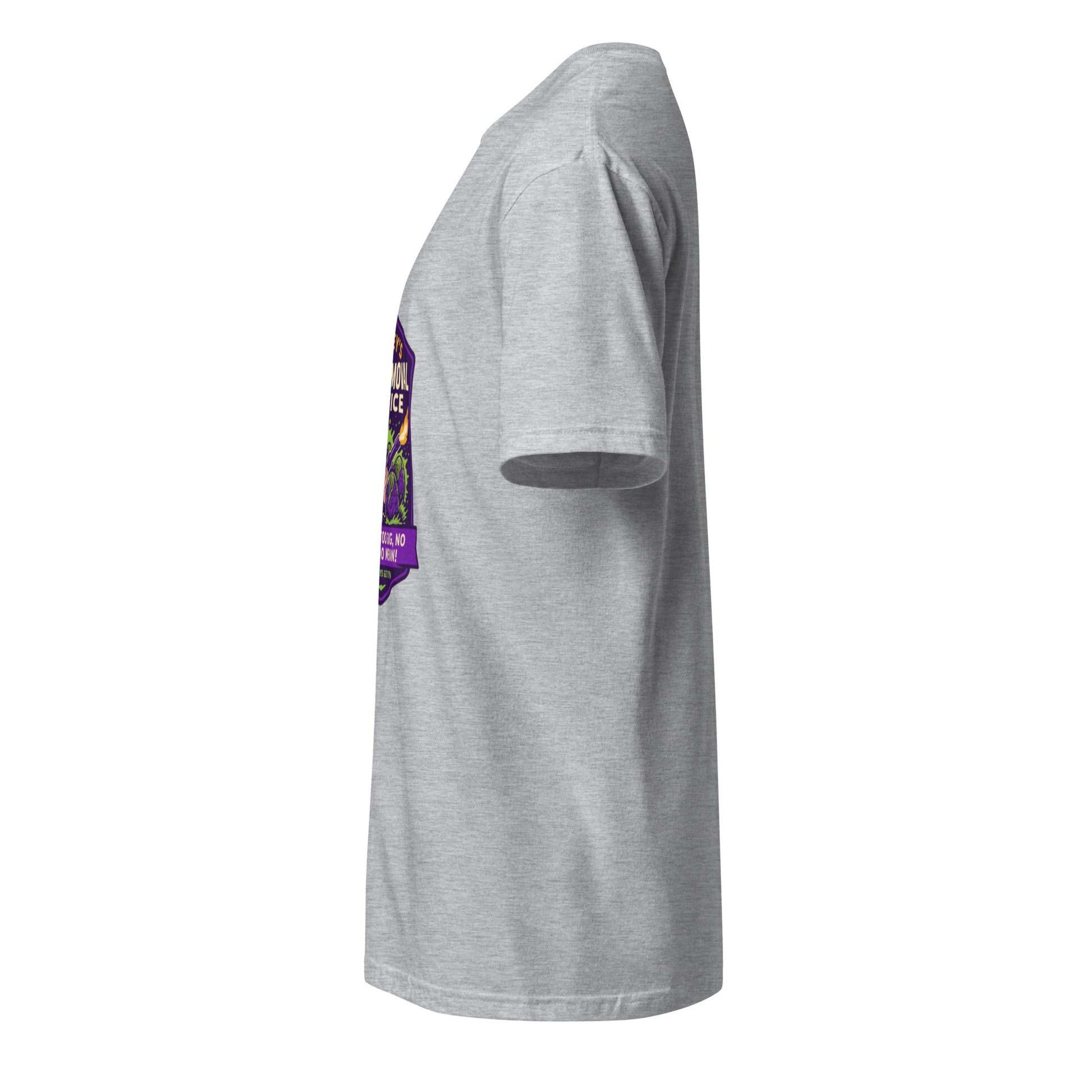 Ripley’s Bug Removal Service – Xenomorph Exterminator - Short-Sleeve Unisex T-Shirt - Graphic Tee - Sport Grey - Left side