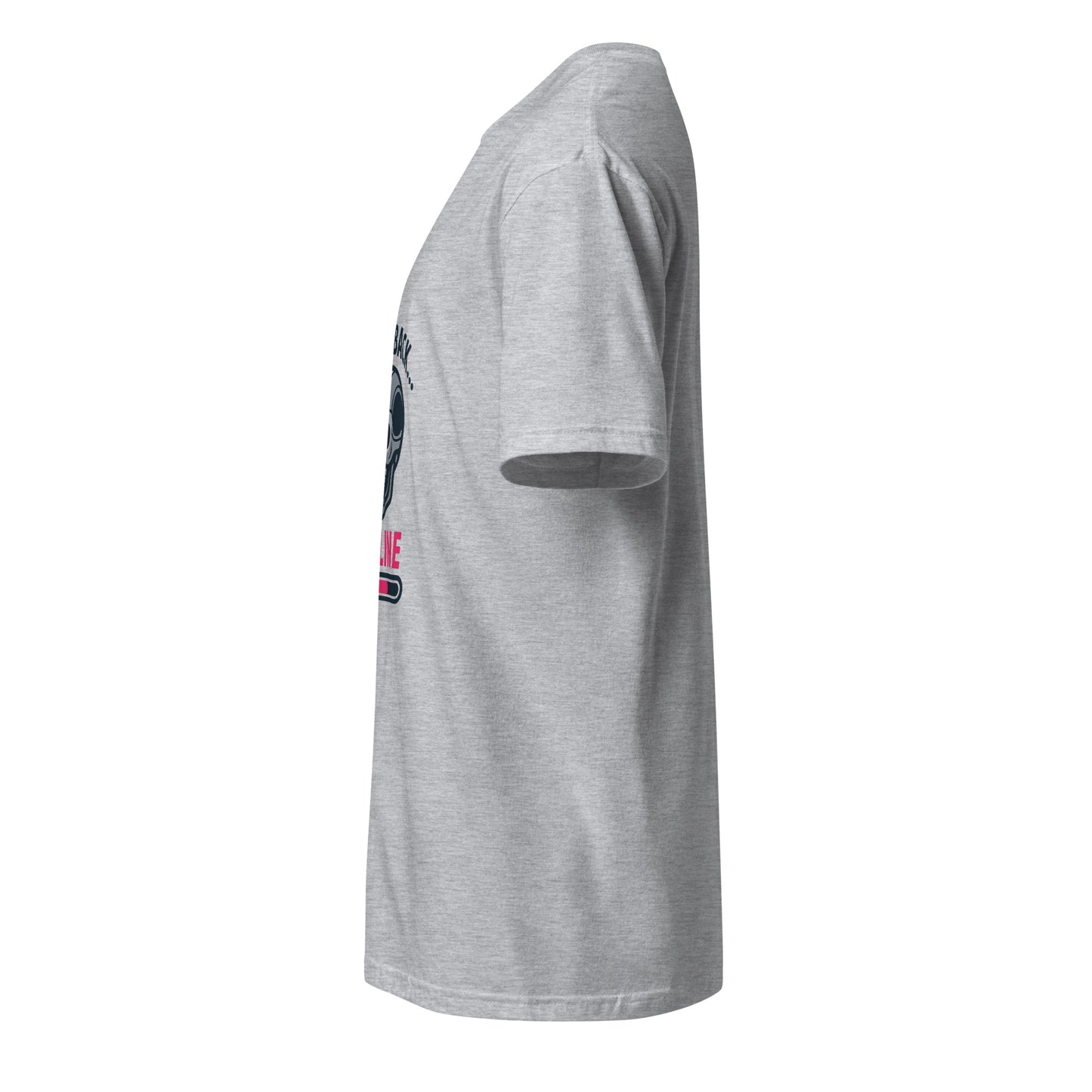 I'll Be Back - Online - Sci-Fi Parody - Short-Sleeve Unisex T-Shirt - Graphic Tee - Sport Grey - Left side