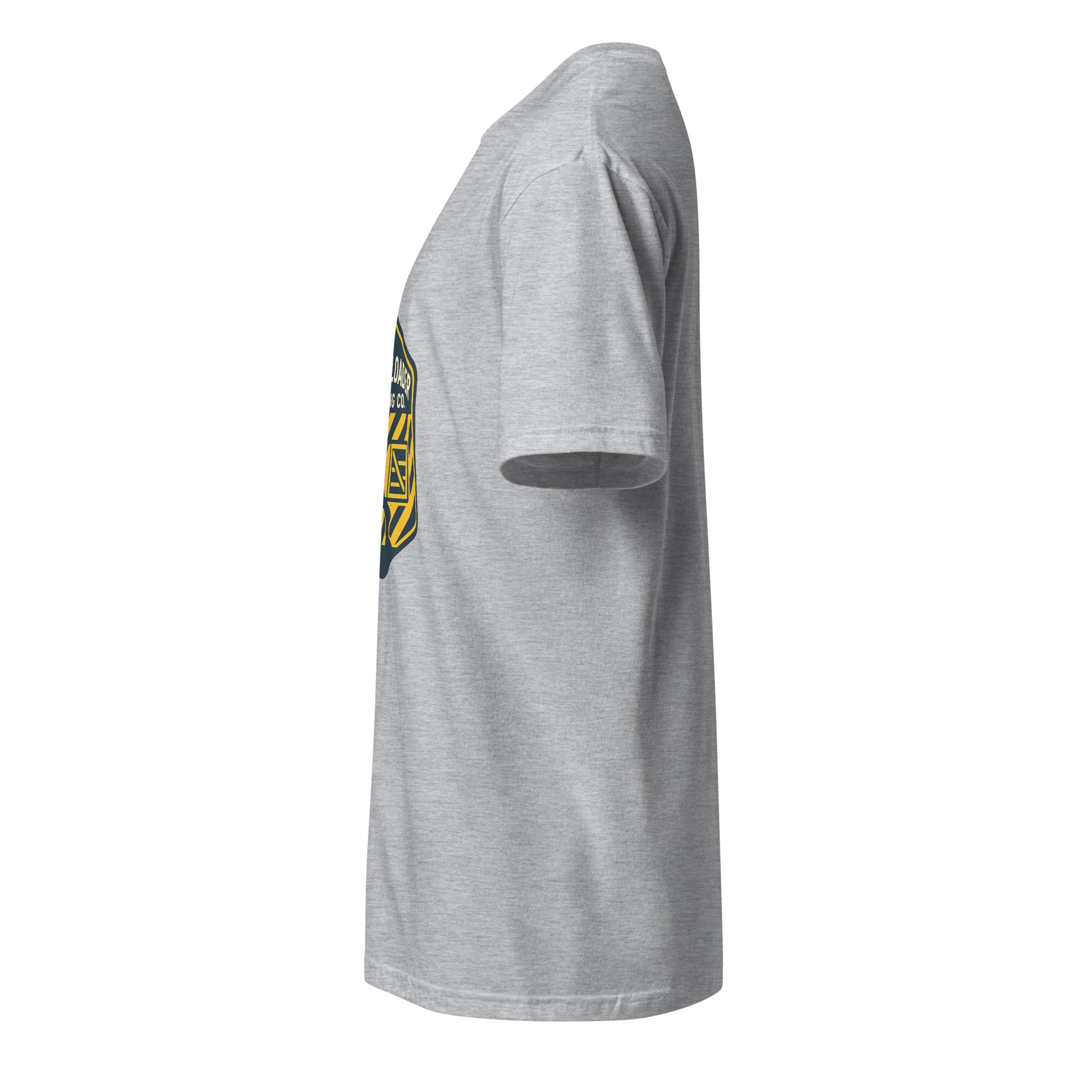 Power Loading.co - Sci-fi Nostalgia - Short-Sleeve Unisex T-Shirt - Graphic Tee - Sport Grey - Left side