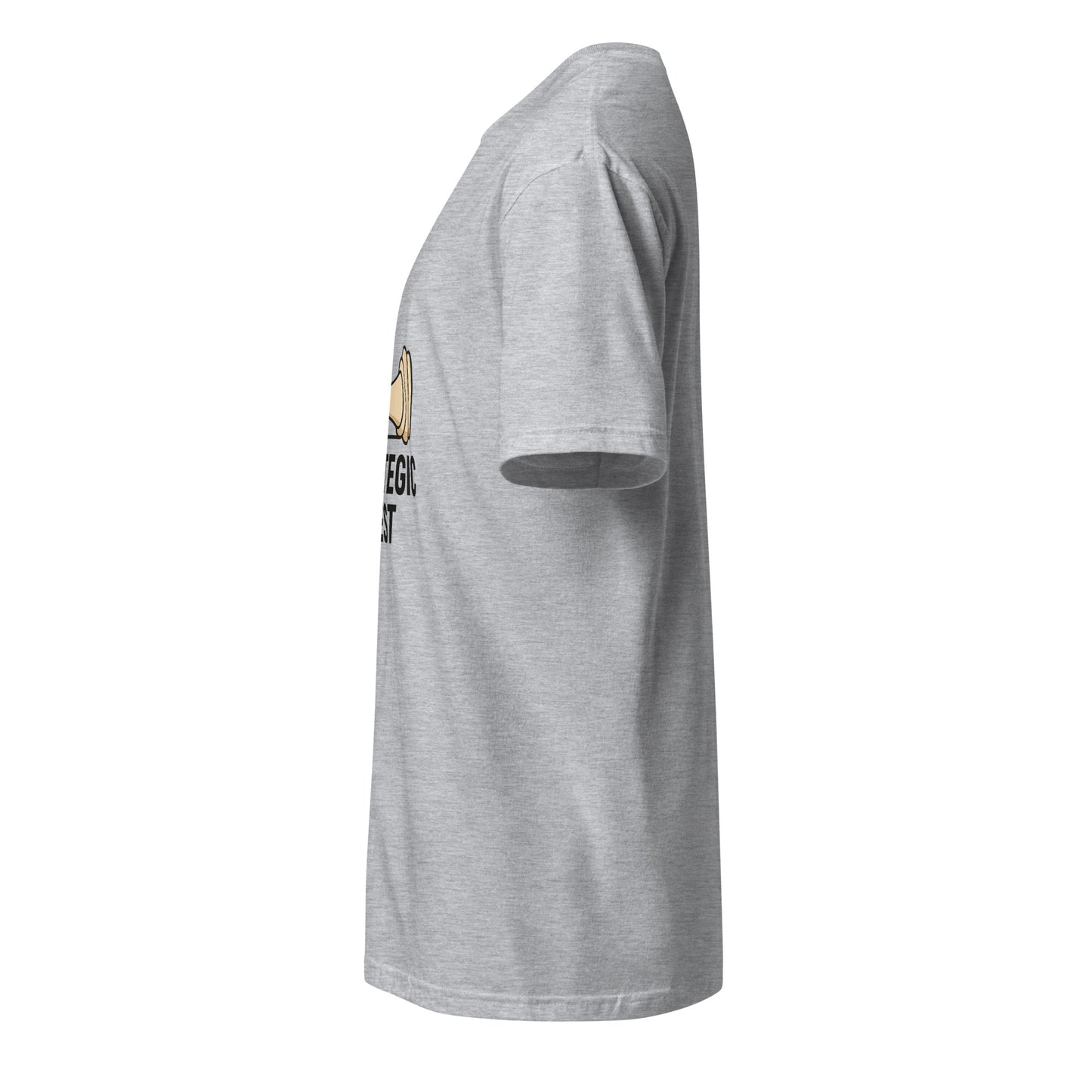 Strategic Rest – The Smart Way To Recharge - Short-Sleeve Unisex T-Shirt - Graphic Tee - Sport Grey - Left side