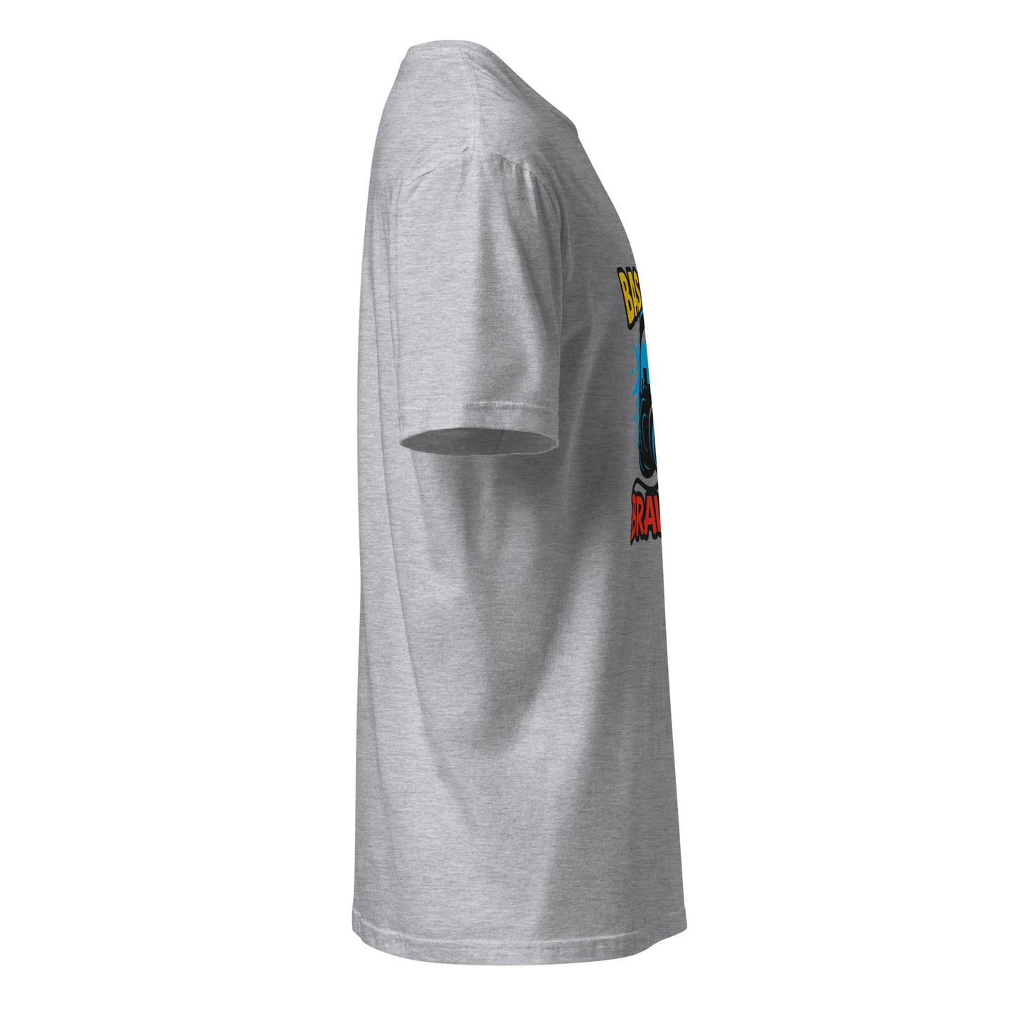 Bassline Brawler - Battle-Ready Beats - Short-Sleeve Unisex T-Shirt - Graphic Tee - Sport Grey - Right side