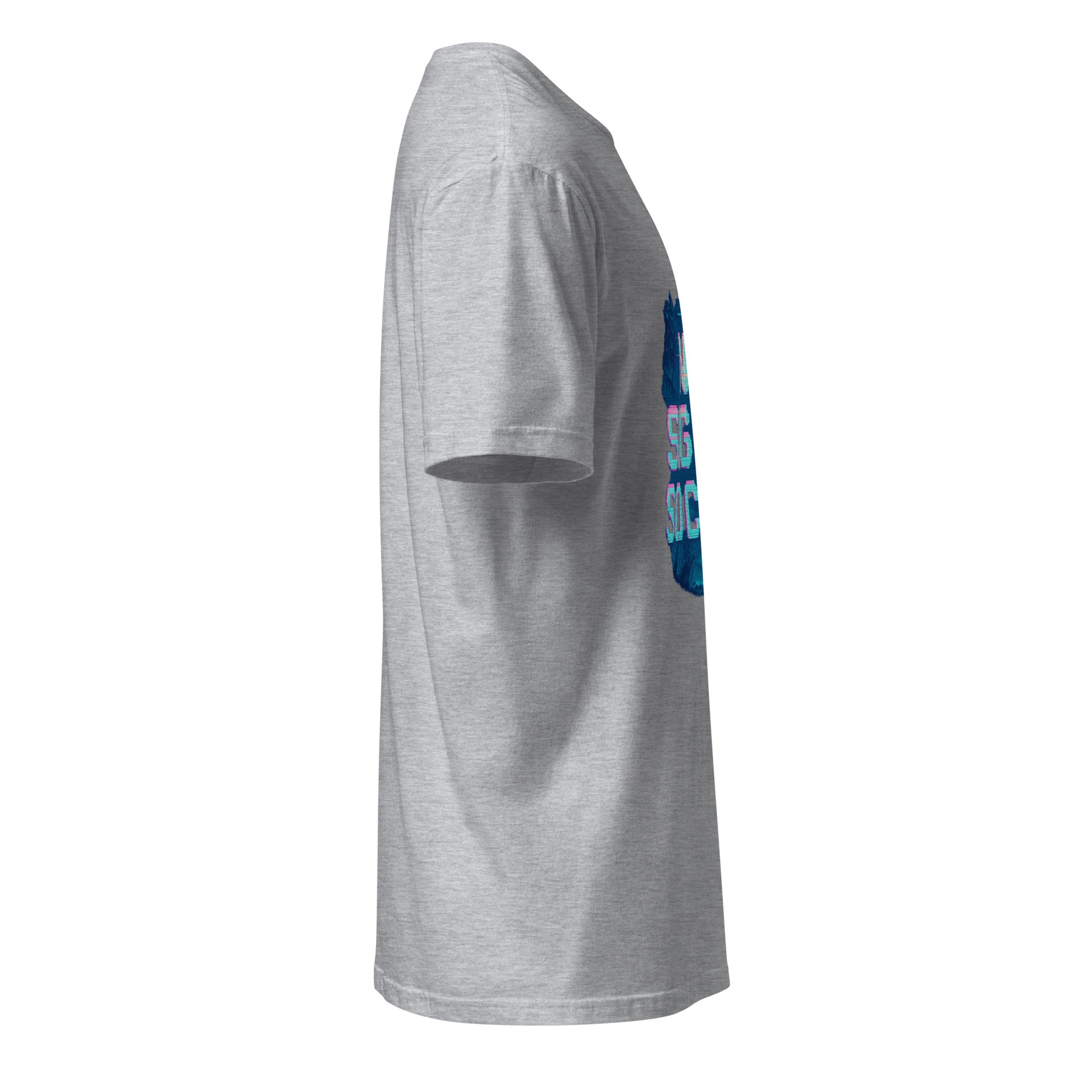 No Signal Society - Digital Detox - Short-Sleeve Unisex T-Shirt - Graphic Tee - Sport Grey - Right side