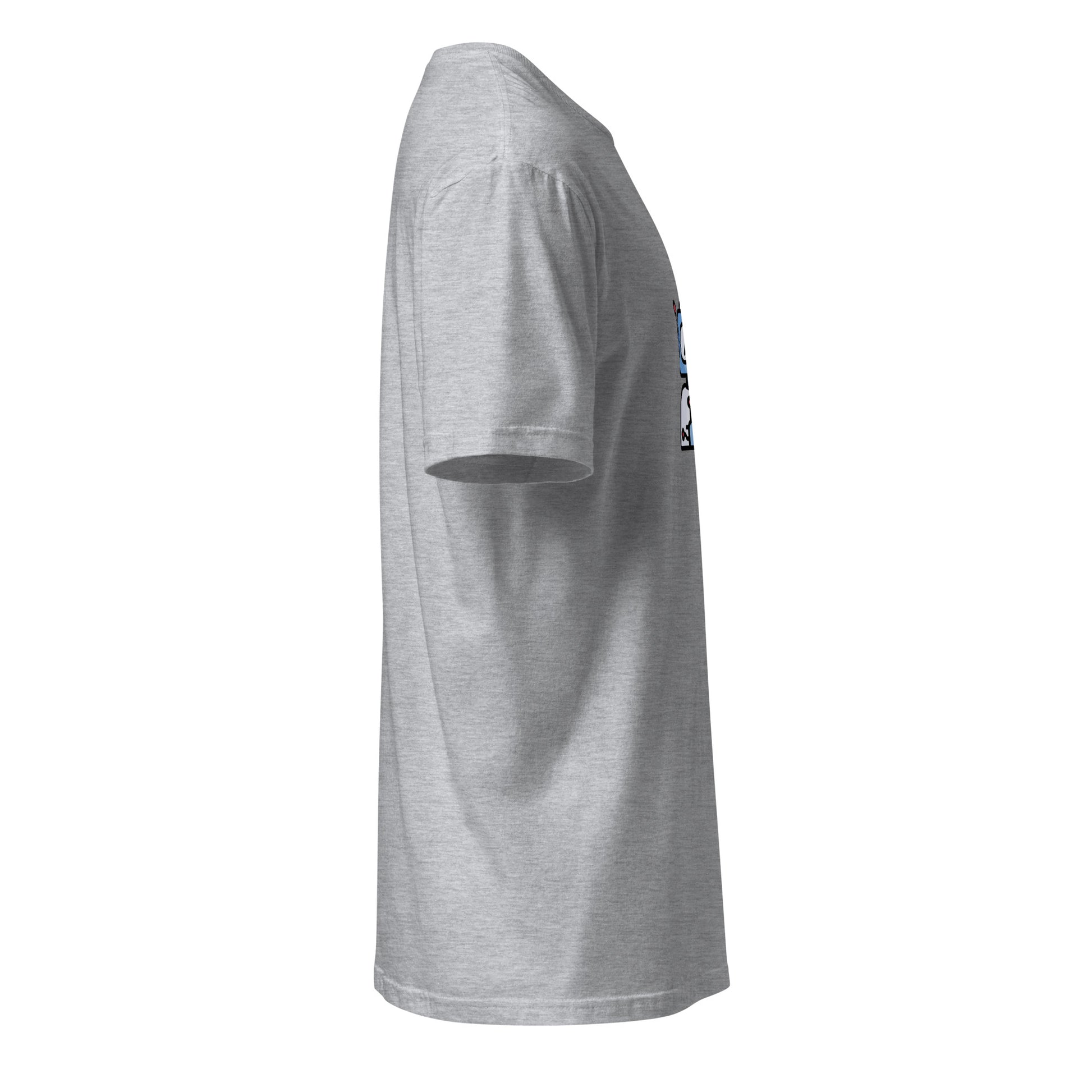 A.I - Retro AI Bot - Short-Sleeve Unisex T-Shirt - Graphic Tee - Sport Grey - Right side