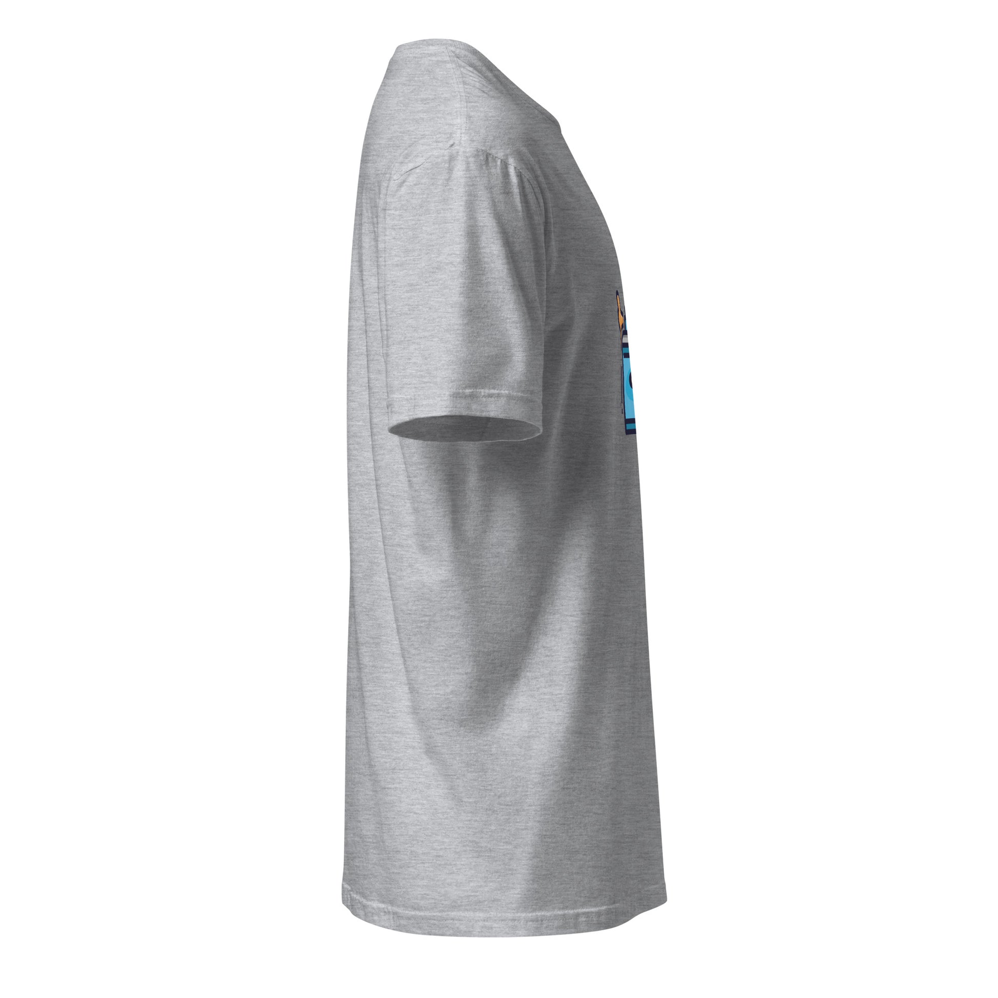 Tag Can - Graffiti Hand Style Tribute - Short-Sleeve Unisex T-Shirt - Graphic Tee - Sport Grey - Right side