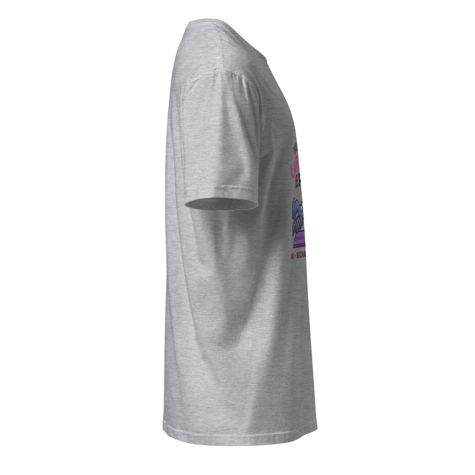 Totally Not A Laser Sword Repair – Galactic Fixes, Off The Books - Short-Sleeve Unisex T-Shirt - Graphic Tee - Sport Grey - Right side