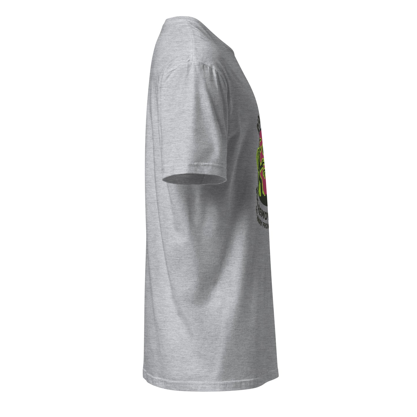 Ripley’s Bug Removal Service – Sci-Fi Parody - Short-Sleeve Unisex T-Shirt - Graphic Tee - Sport Grey - Right side