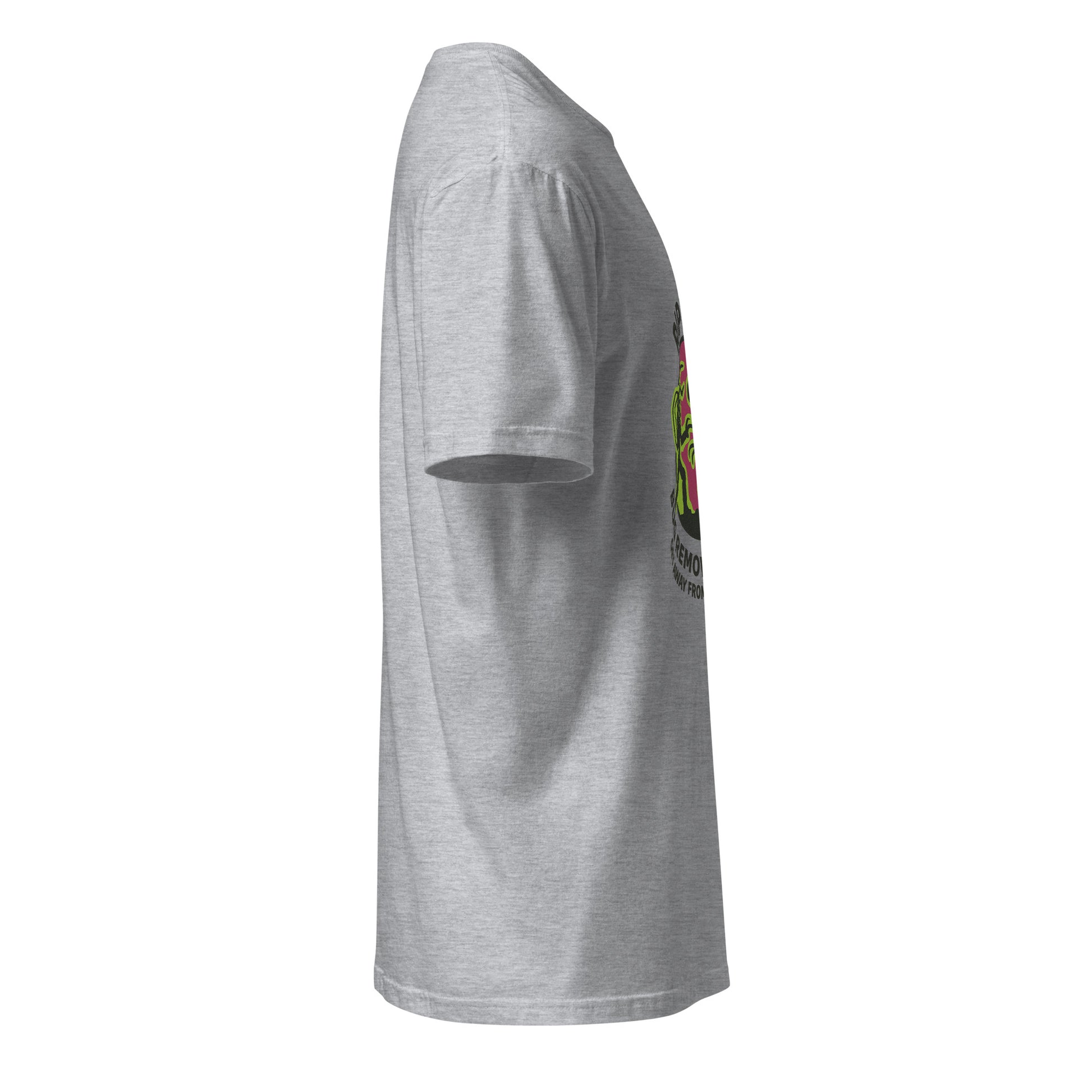 Ripley’s Bug Removal Service – Sci-Fi Parody - Short-Sleeve Unisex T-Shirt - Graphic Tee - Sport Grey - Right side