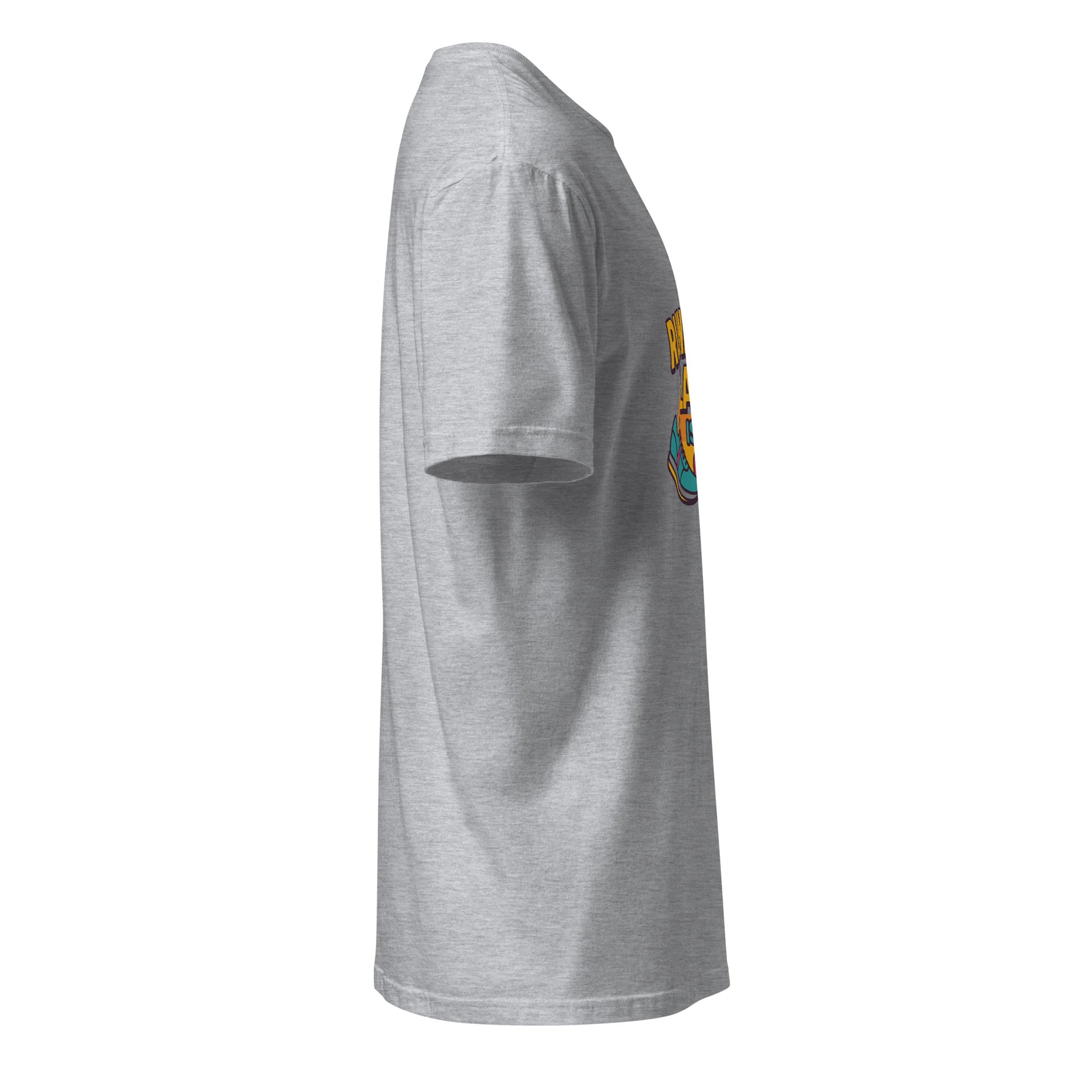 Running Late Is My Cardio - Whitty Lifestyle - Short-Sleeve Unisex T-Shirt - Graphic Tee - Sport Grey - Right side