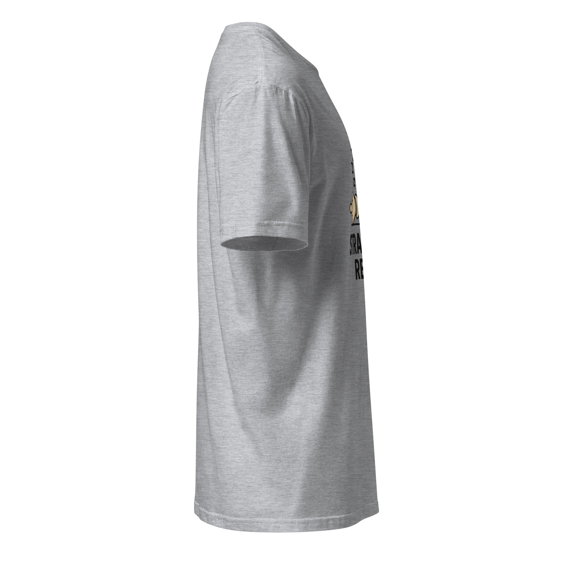 Strategic Rest – The Smart Way To Recharge - Short-Sleeve Unisex T-Shirt - Graphic Tee - Sport Grey - Right side