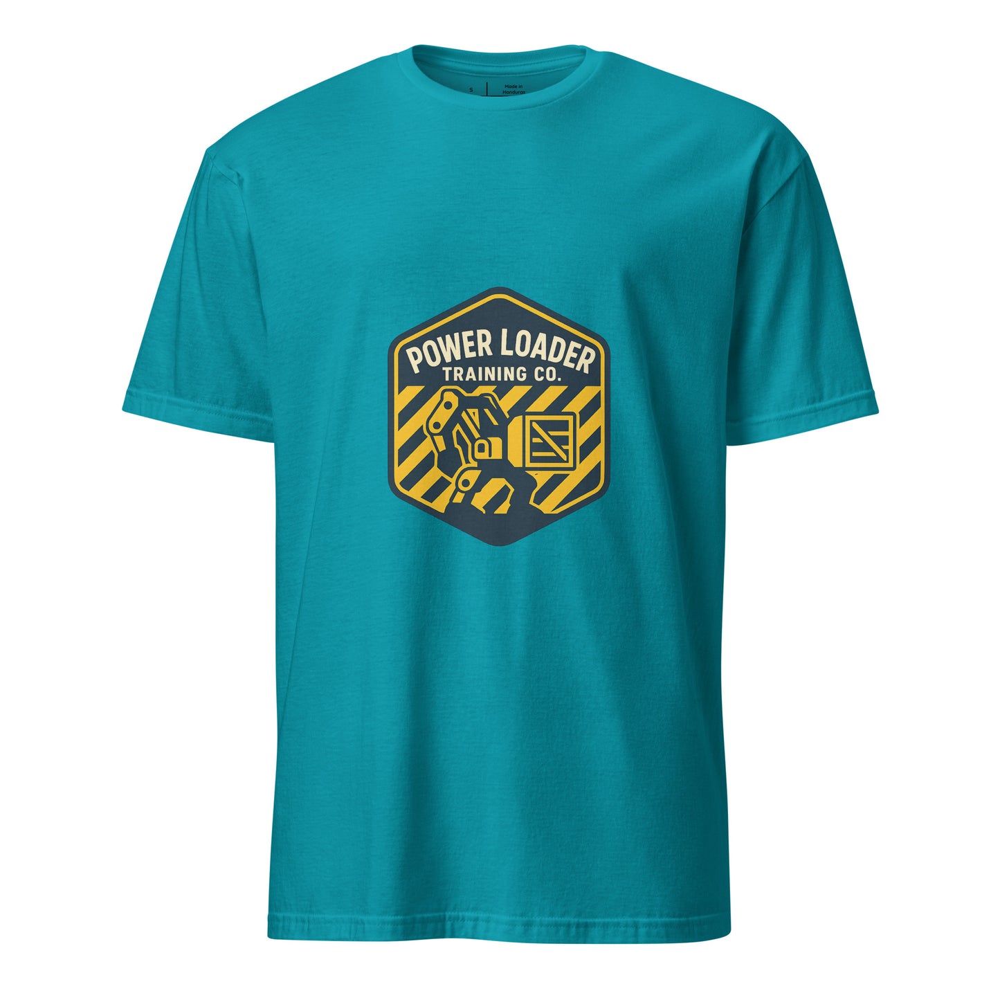 Power Loading.co - Sci-fi Nostalgia - Short-Sleeve Unisex T-Shirt - Graphic Tee - Tropical Blue - Front