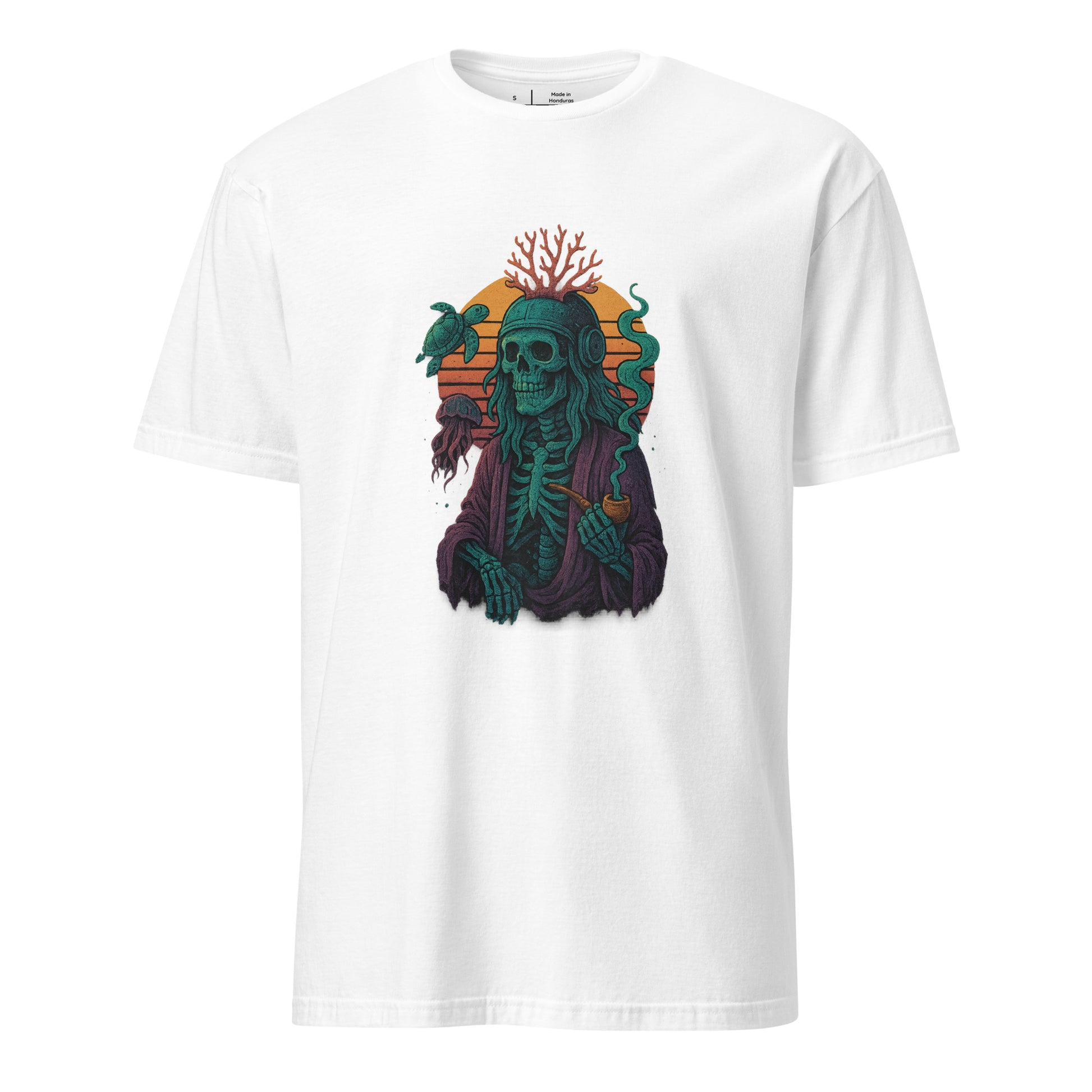 Peaceful Ancient - Timeless Calm - Short-Sleeve Unisex T-Shirt - Graphic Tee - White - Front