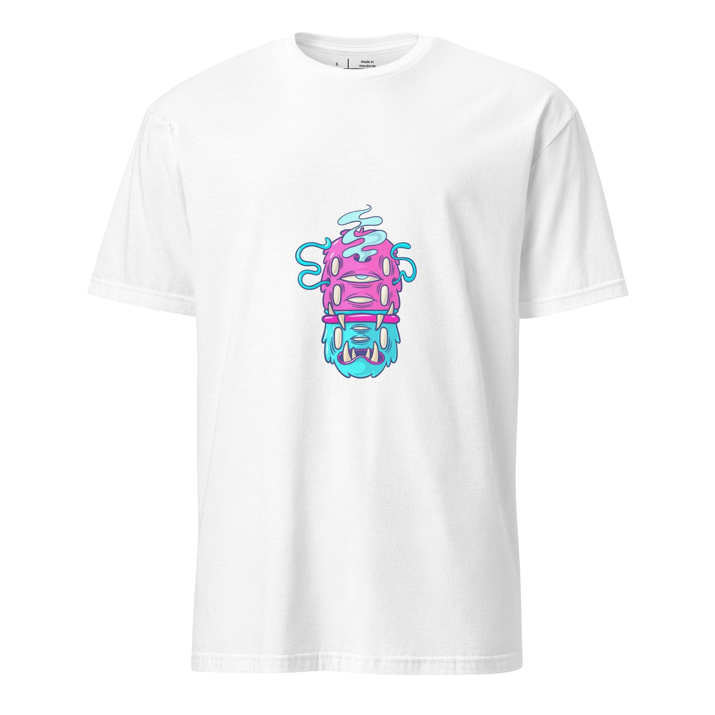 Monsta 6 - Monsta Collection - Short-Sleeve Unisex T-Shirt - Graphic Tee - White - Front
