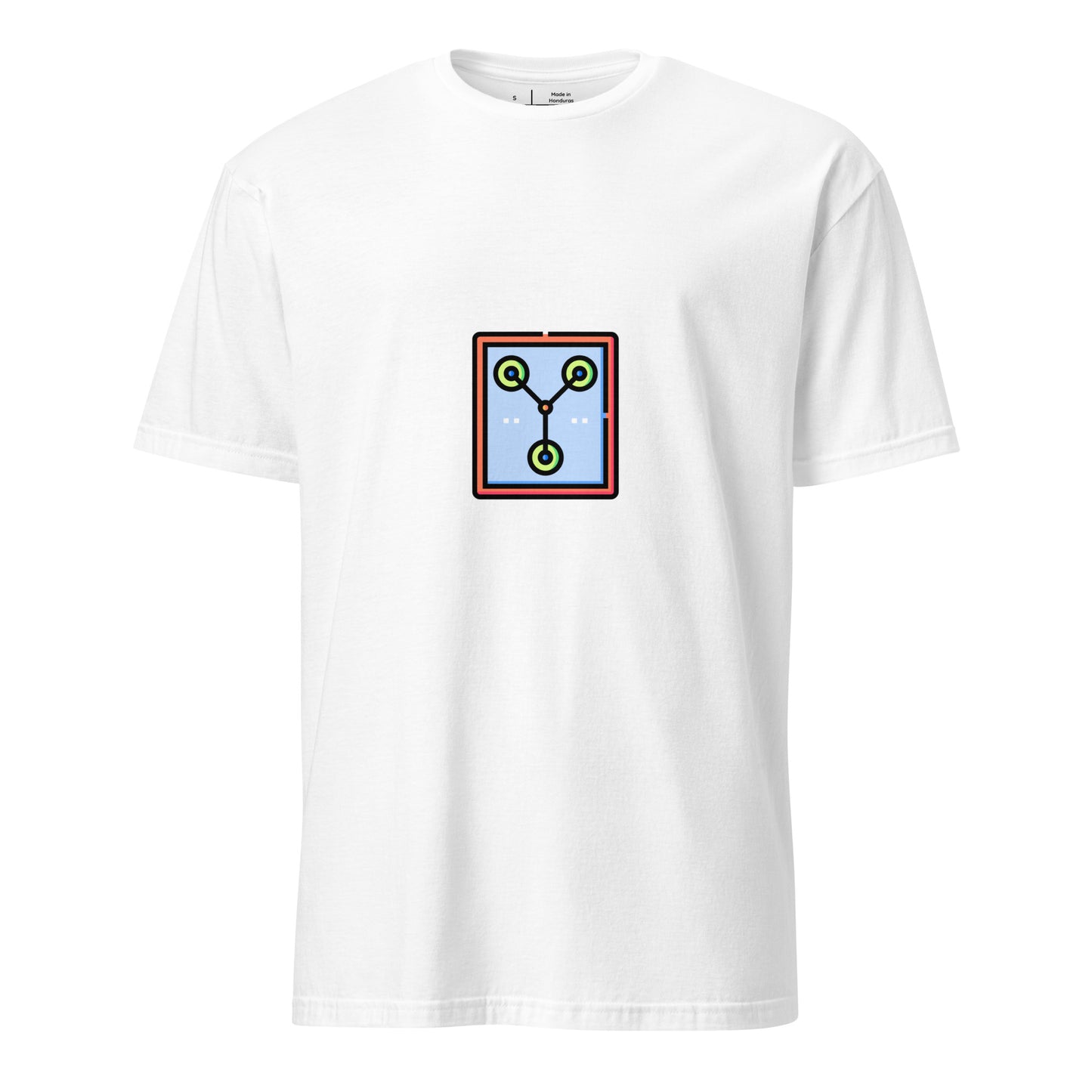 Flux - Great Scott! - Short-Sleeve Unisex T-Shirt - Graphic Tee - White - Front