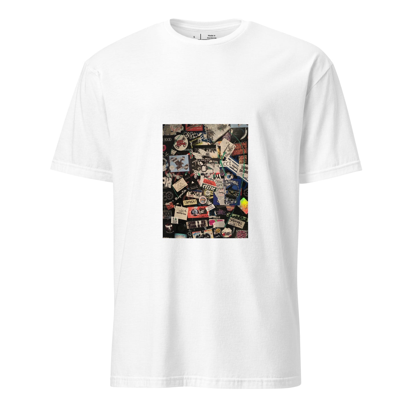 Graffiti - Street Art - Short-Sleeve Unisex T-Shirt - Graphic Tee - White - Front