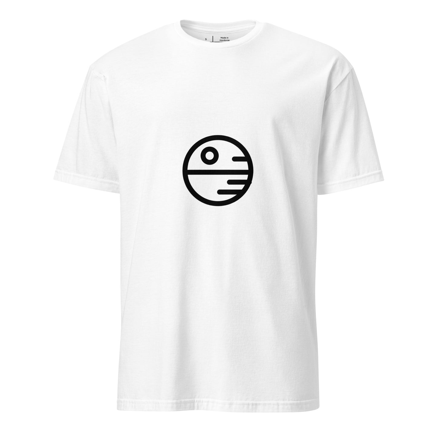 D-Star - "Galactic Station" - Short-Sleeve Unisex T-Shirt - Graphic Tee - White - Front