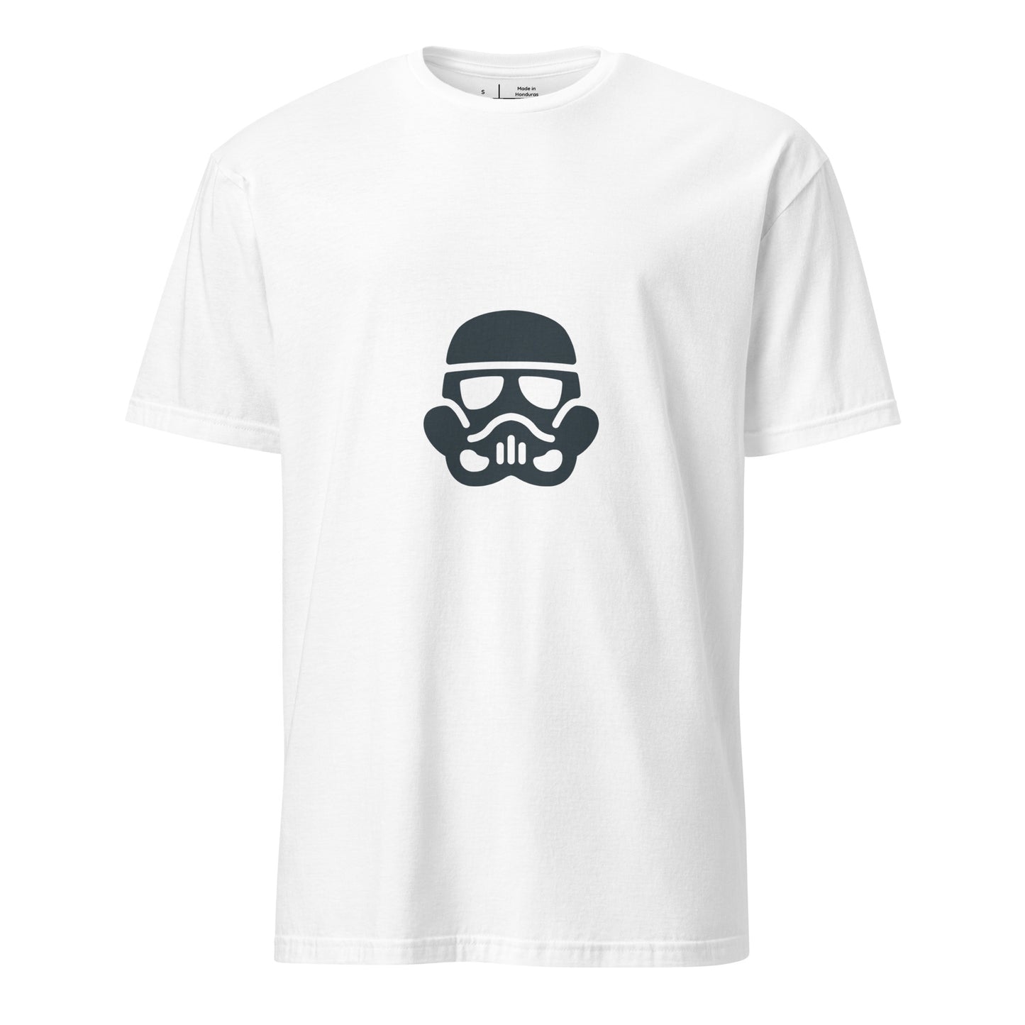 Trooper - Minimalist Galactic Grunt - Short-Sleeve Unisex T-Shirt - Graphic Tee - White - Front